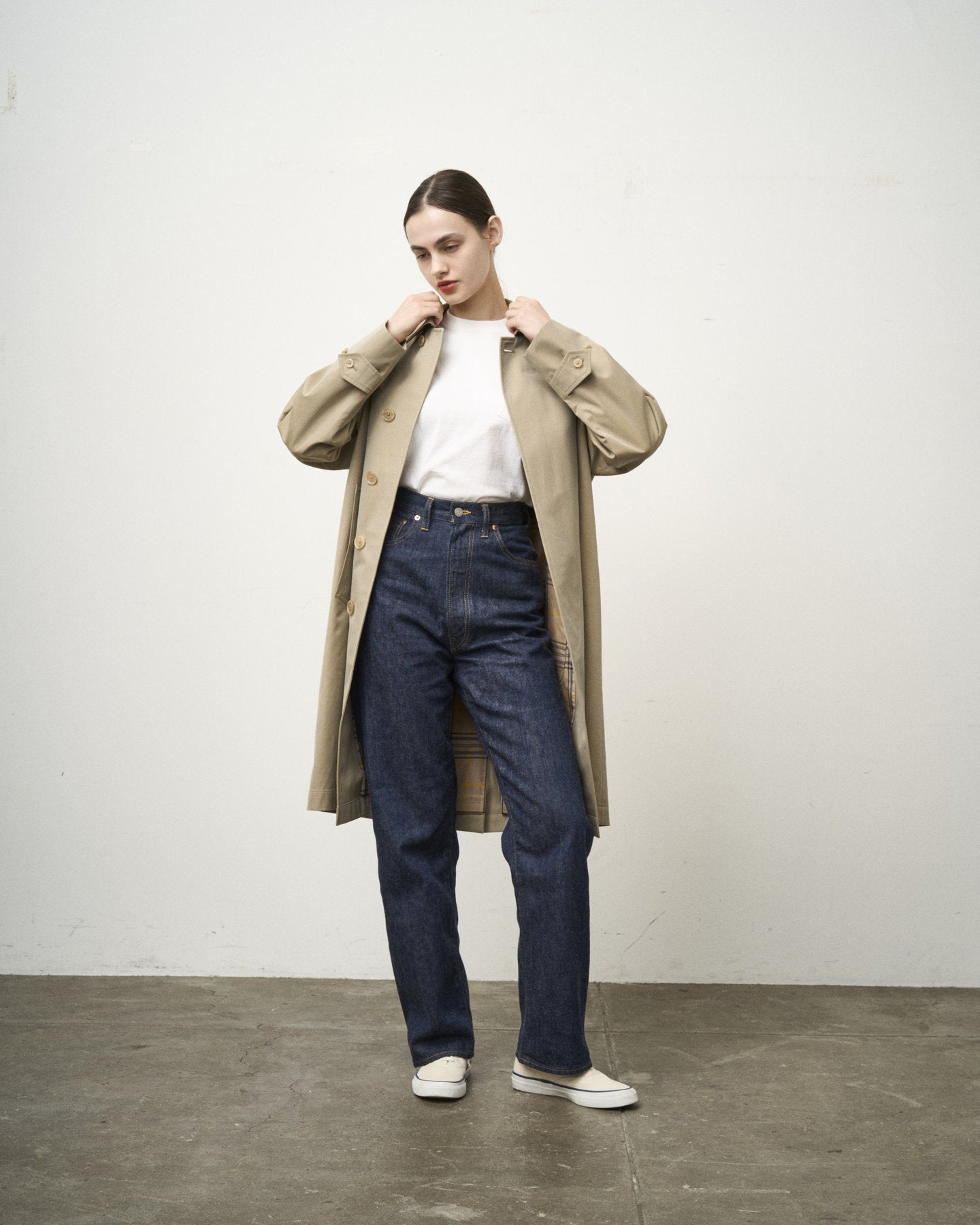 【 26FW 】ANATOMICA SINGLE RAGLAN COAT I / BEIGE