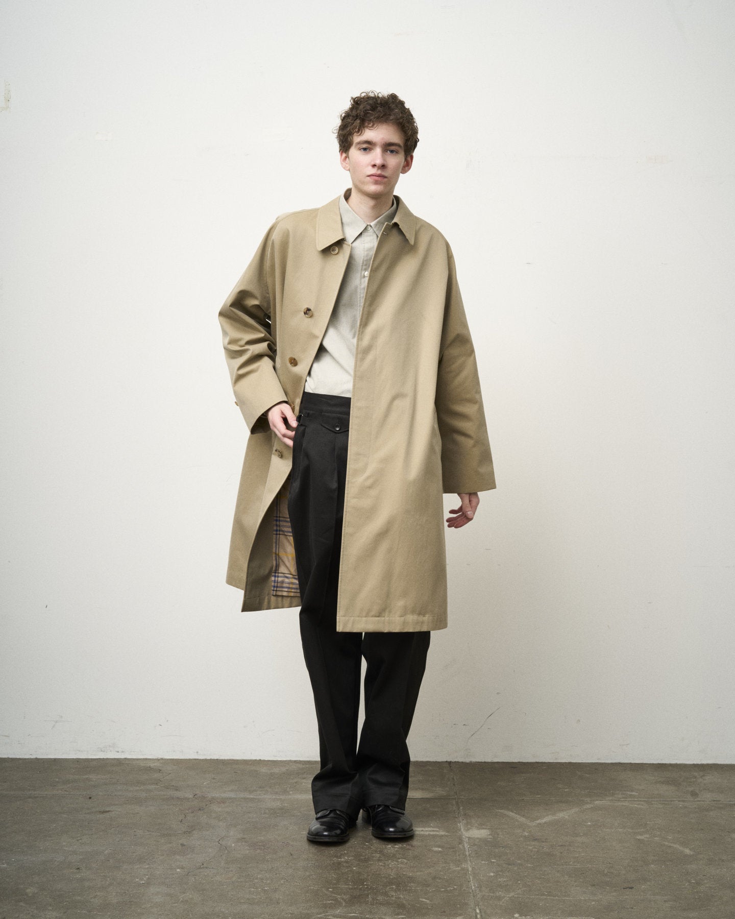 【 26FW 】ANATOMICA SINGLE RAGLAN COAT I / BEIGE