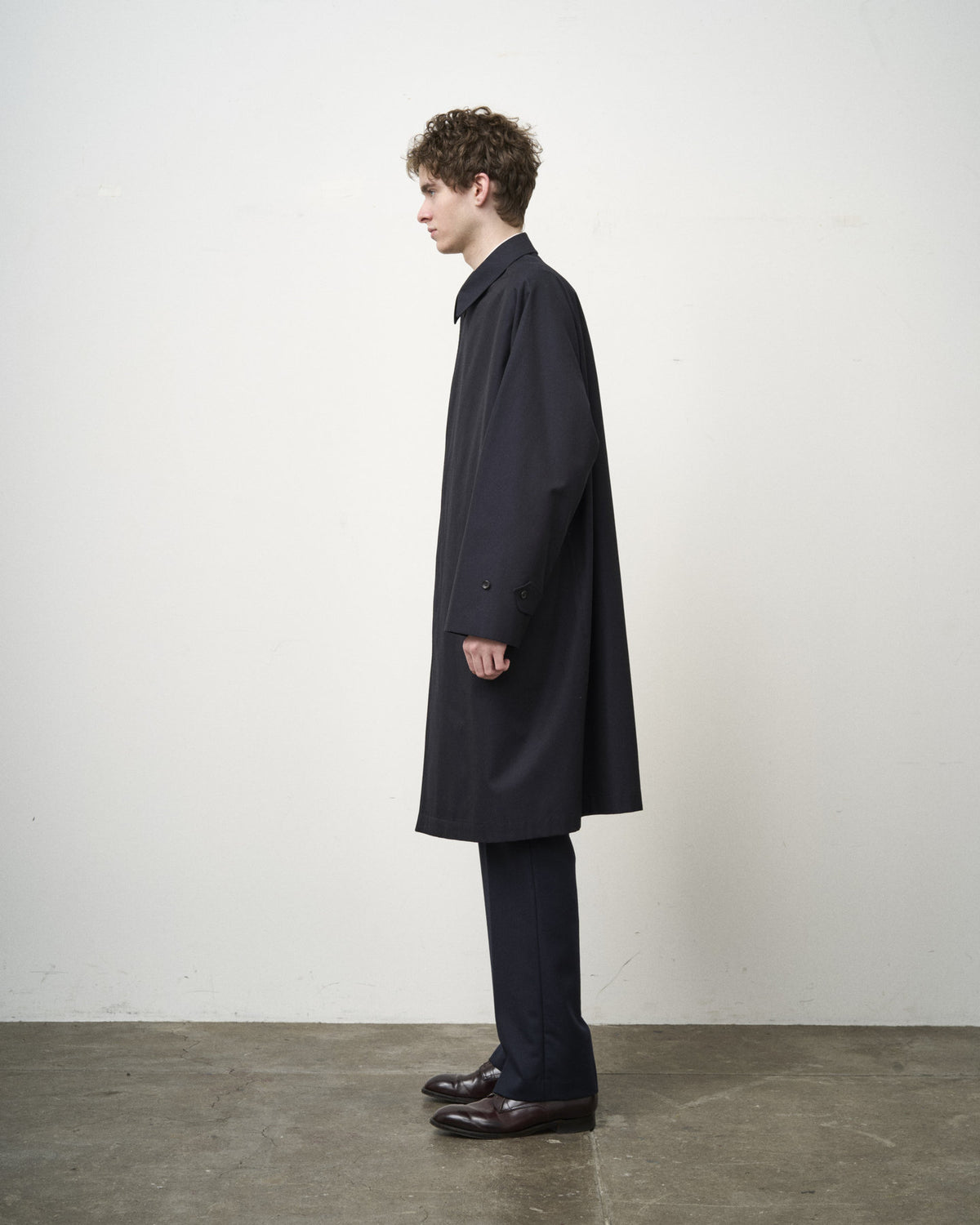 【 26FW 】ANATOMICA SINGLE RAGLAN COAT Ⅰ / NAVY