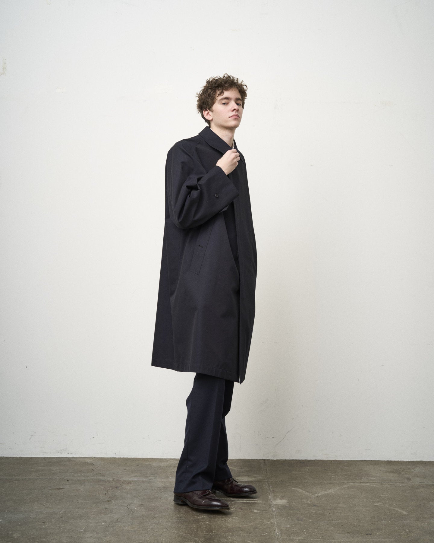 【 26FW 】ANATOMICA SINGLE RAGLAN COAT Ⅰ / NAVY