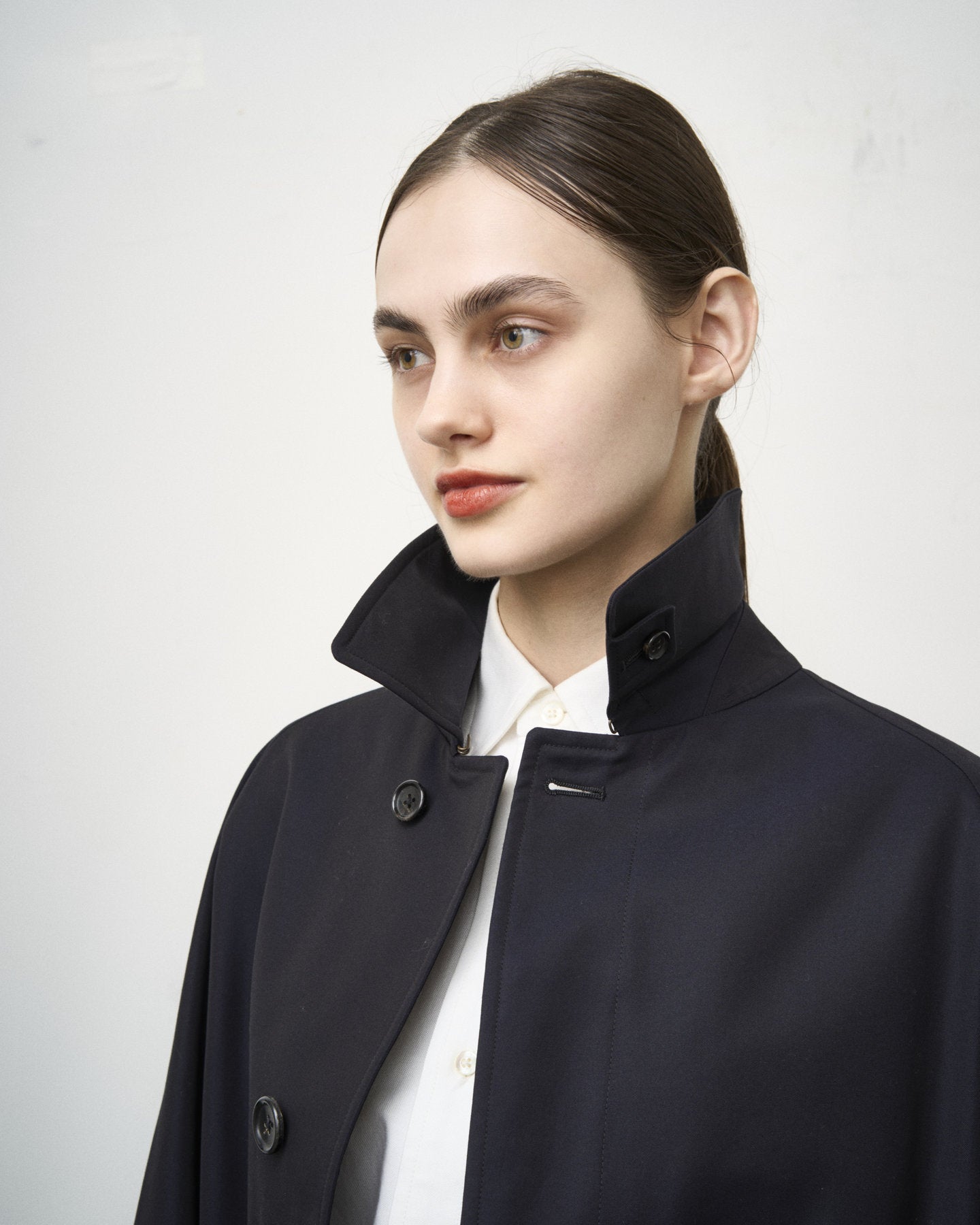 【 26FW 】ANATOMICA SINGLE RAGLAN COAT Ⅰ / NAVY