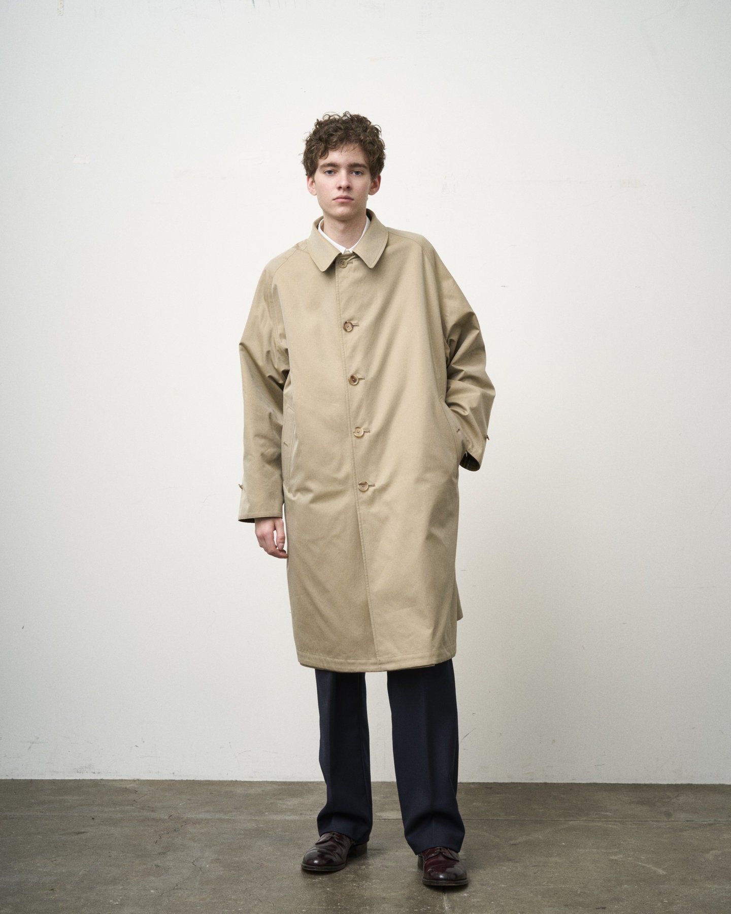 【 26FW 】ANATOMICA SINGLE RAGLAN COAT Ⅱ REVERSIBLE / BEIGE