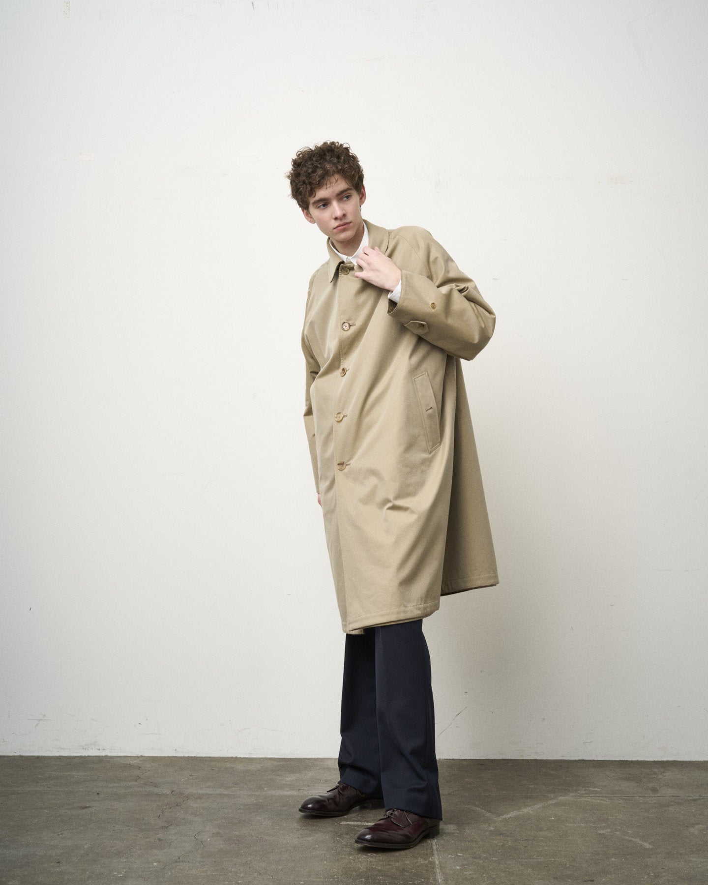 【 26FW 】ANATOMICA SINGLE RAGLAN COAT Ⅱ REVERSIBLE / BEIGE