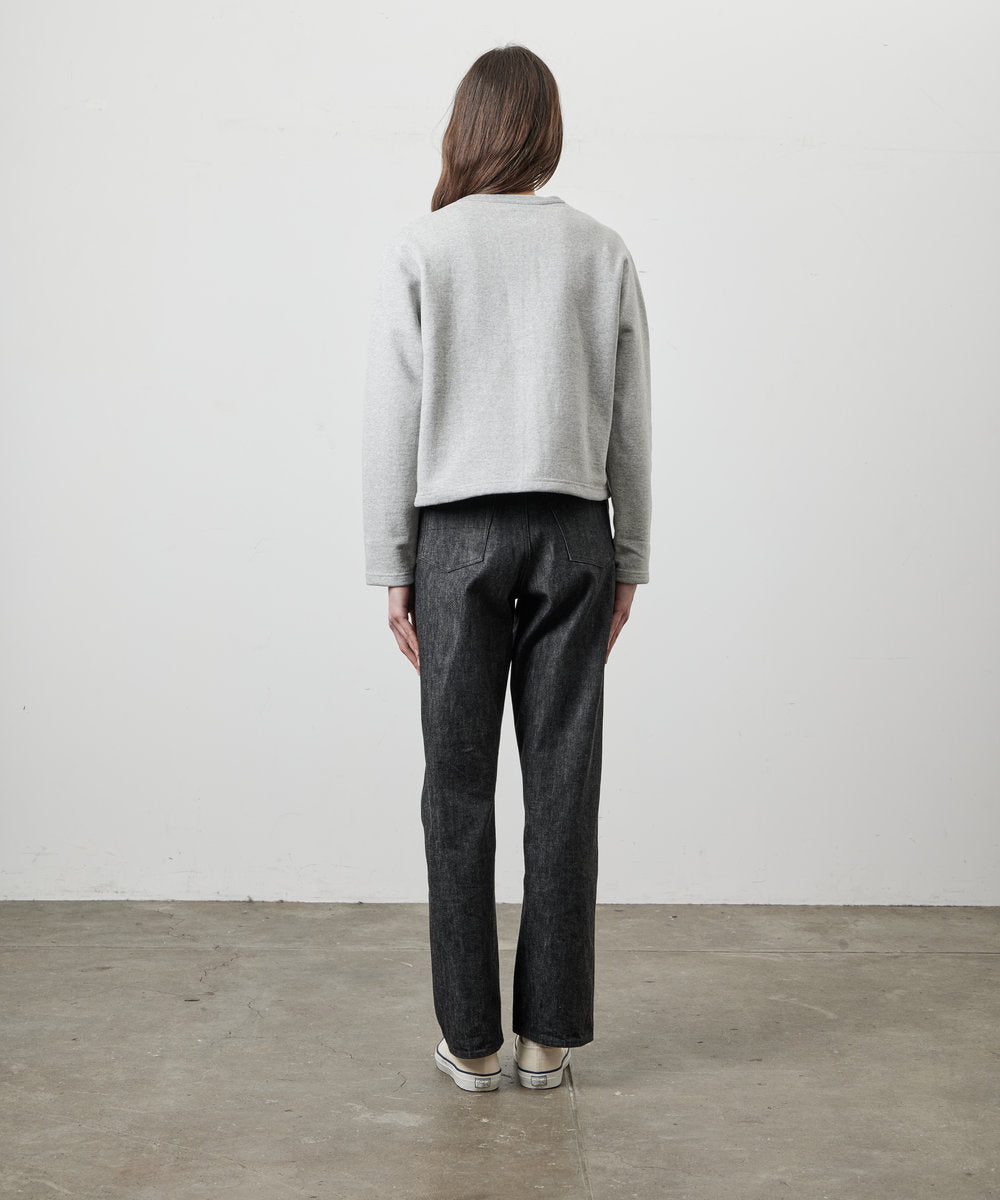 【 26FW 】ANATOMICA LADIES SWEAT CREW NECK CARDIGAN / GREY