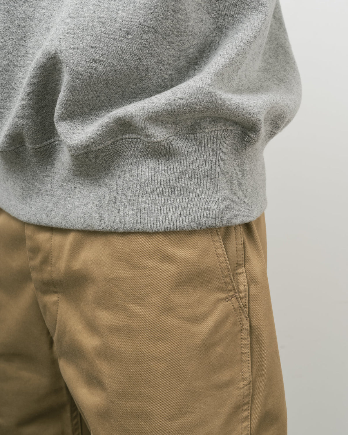 【 26FW 】 ANATOMICA SWEAT RAGLAN CREW NECK / GREY