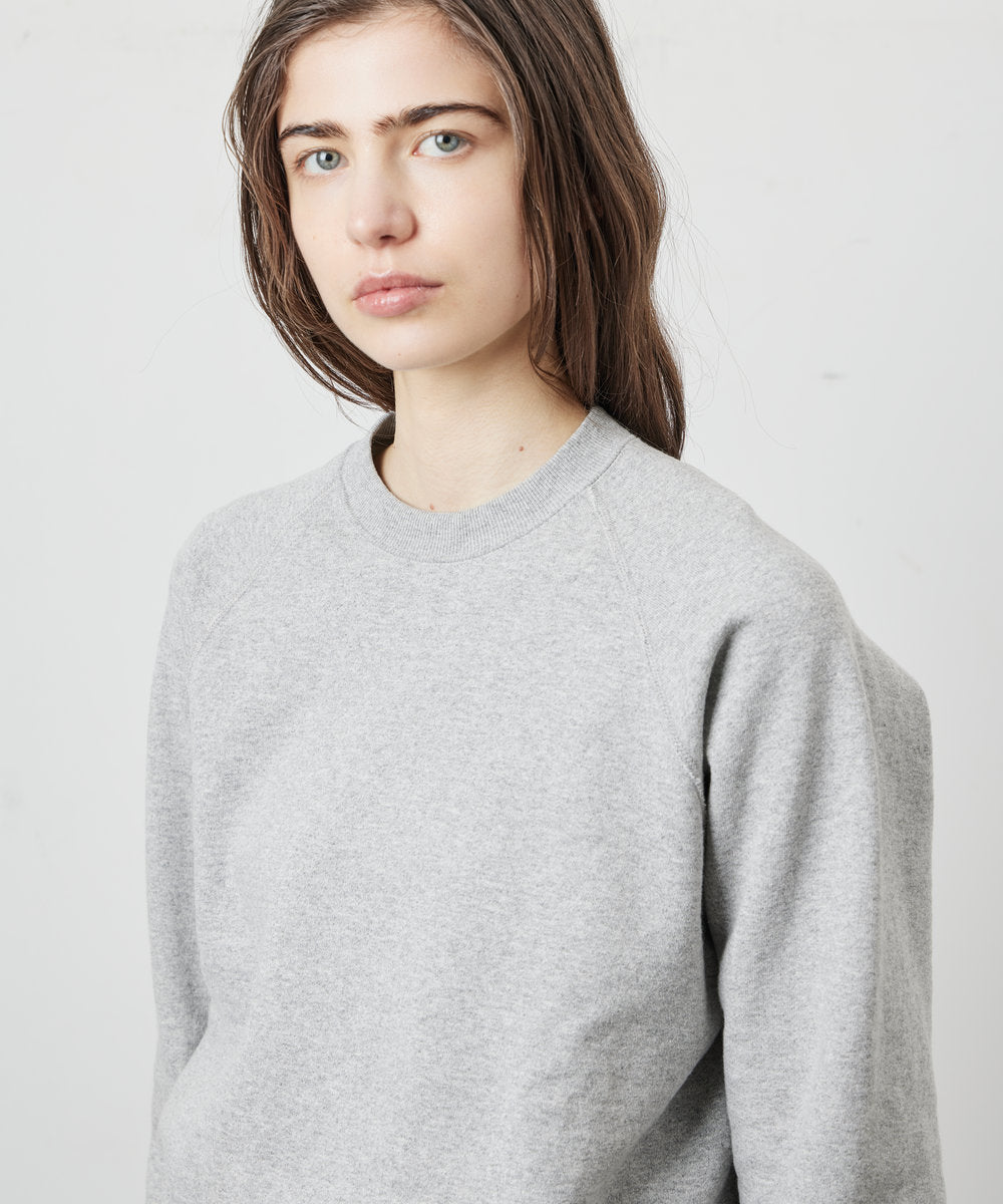 【 26FW 】 ANATOMICA SWEAT RAGLAN CREW NECK / GREY