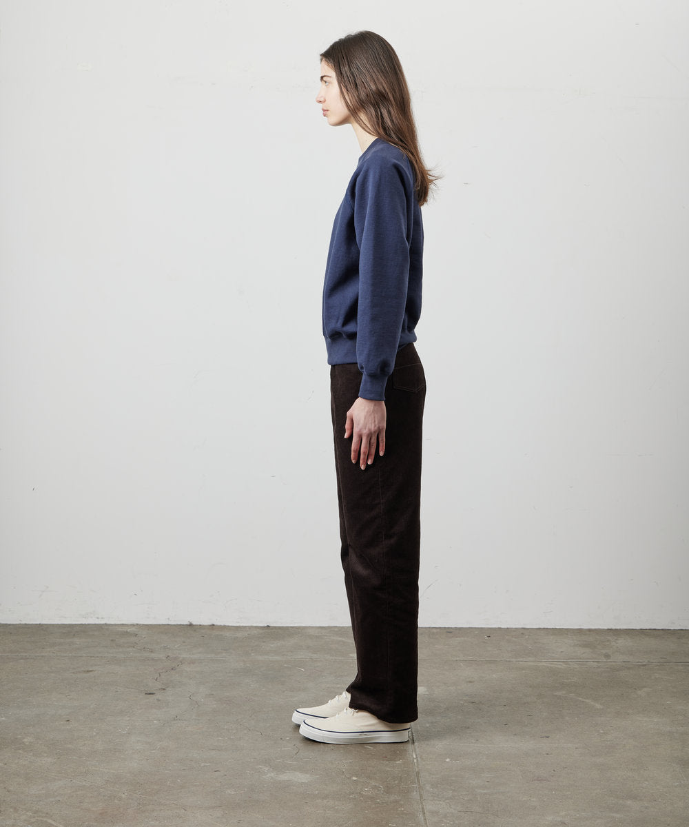 【 26FW 】 ANATOMICA SWEAT RAGLAN CREW NECK / NAVY