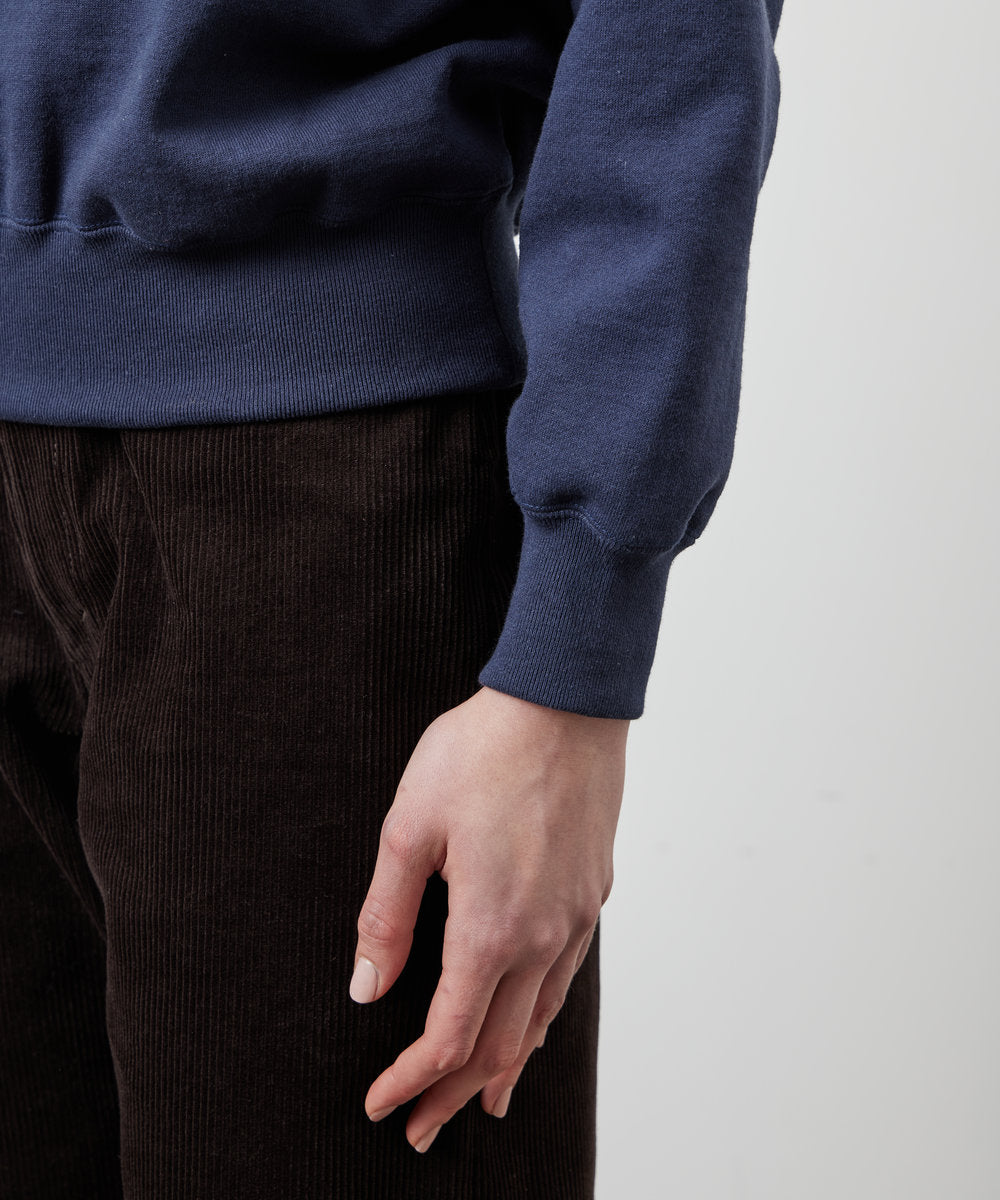 【 26FW 】 ANATOMICA SWEAT RAGLAN CREW NECK / NAVY