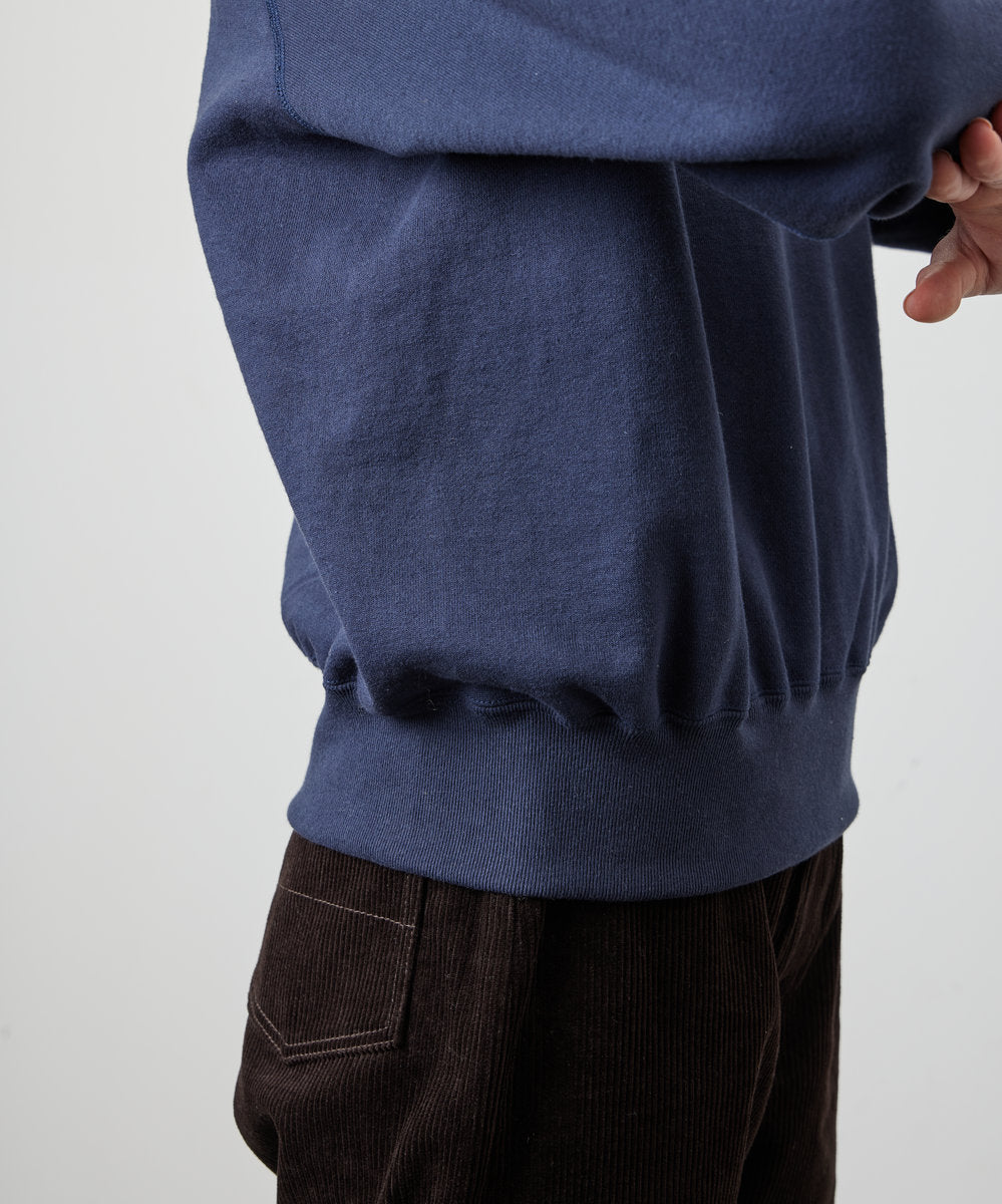【 26FW 】 ANATOMICA SWEAT RAGLAN CREW NECK / NAVY