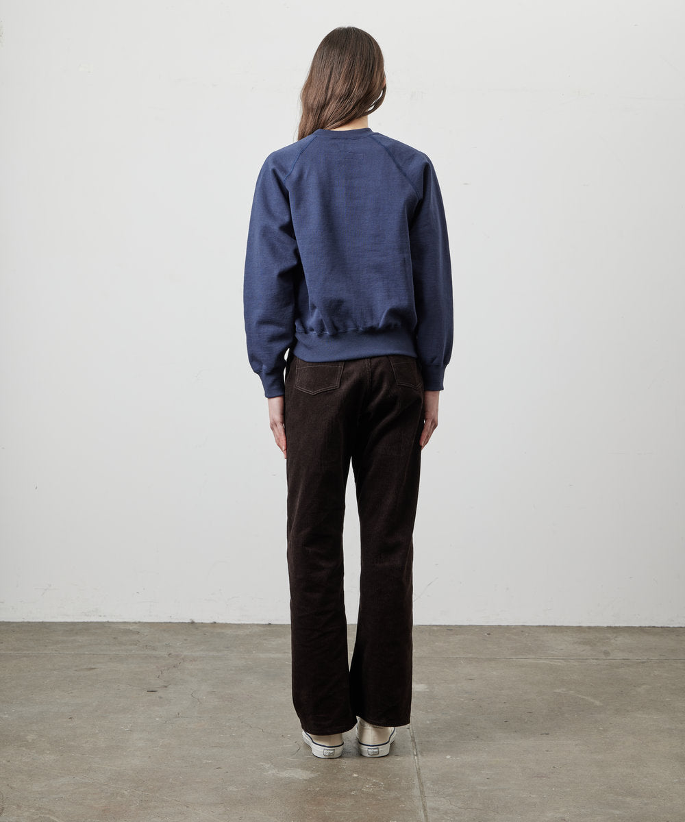 【 26FW 】 ANATOMICA SWEAT RAGLAN CREW NECK / NAVY