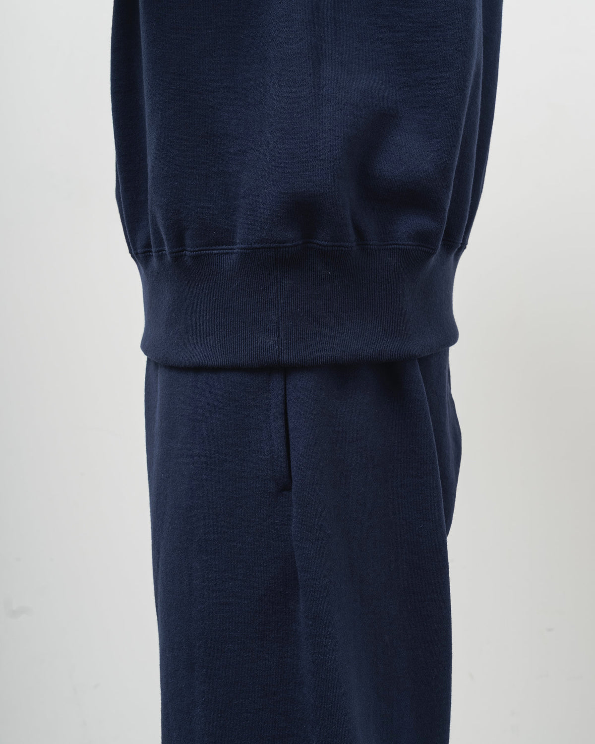 【 26FW 】 ANATOMICA SWEAT RAGLAN CREW NECK / NAVY