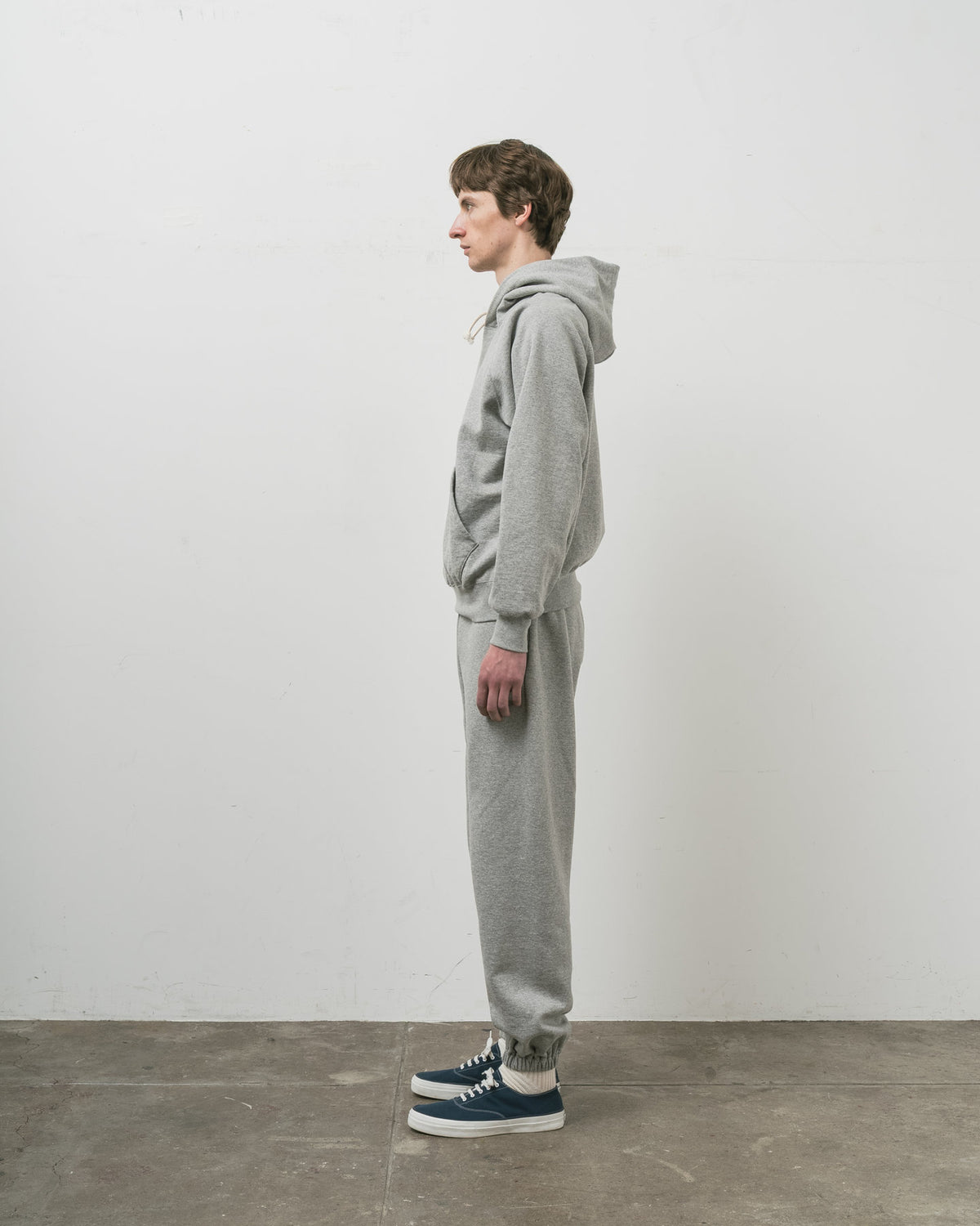 【 26FW 】 ANATOMICA SWEAT RAGLAN PARKA / GREY