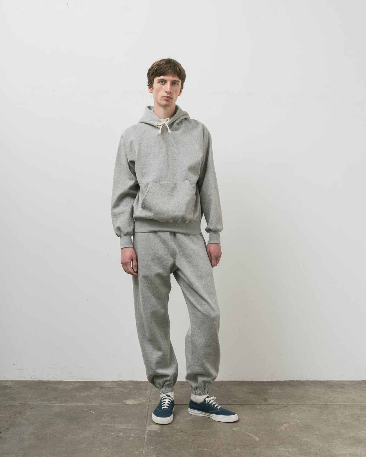 【 26FW 】 ANATOMICA SWEAT RAGLAN PARKA / GREY