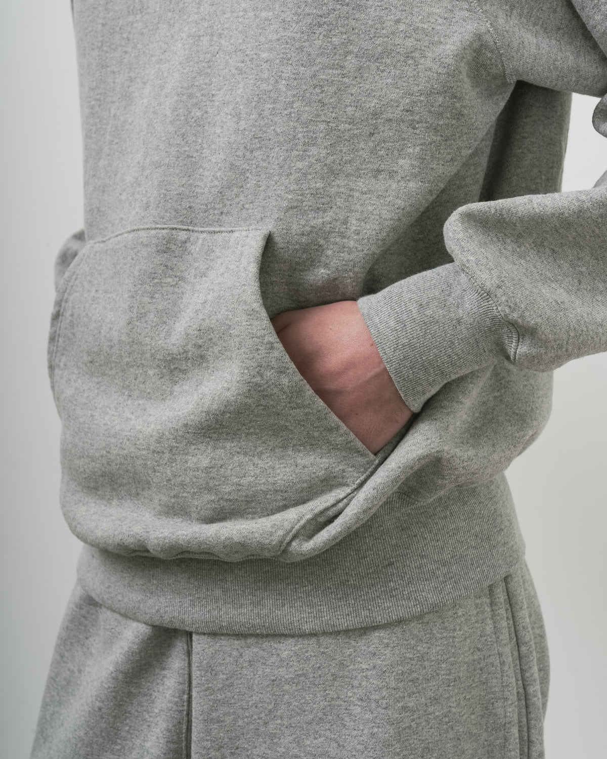 【 26FW 】 ANATOMICA SWEAT RAGLAN PARKA / GREY
