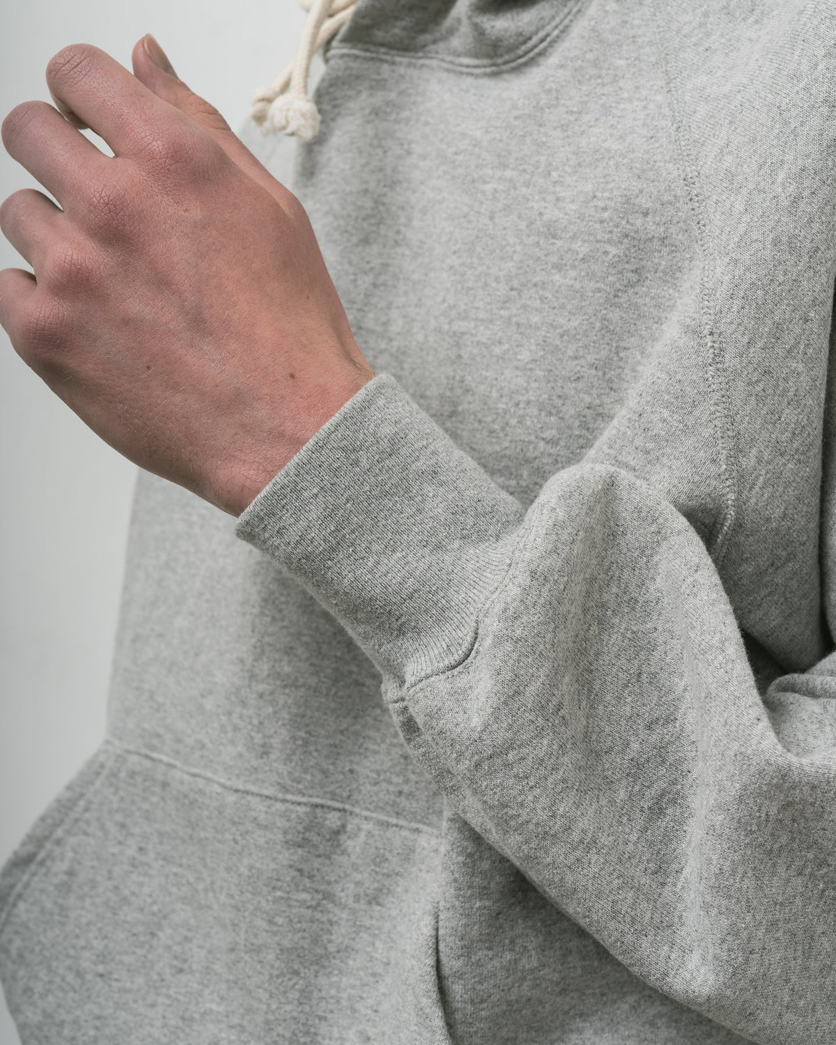 【 26FW 】 ANATOMICA SWEAT RAGLAN PARKA / GREY