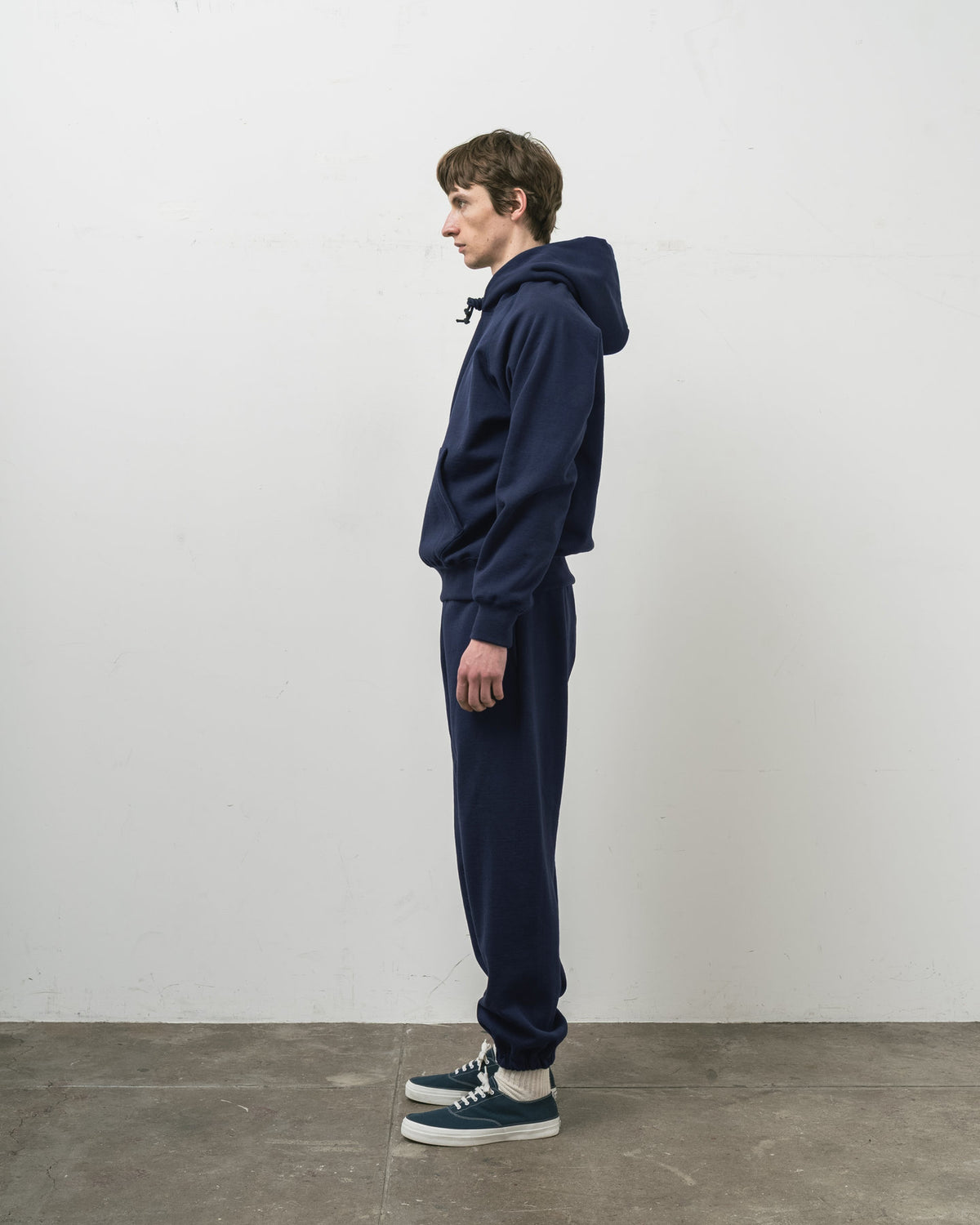 【 26FW 】 ANATOMICA SWEAT RAGLAN PARKA / NAVY
