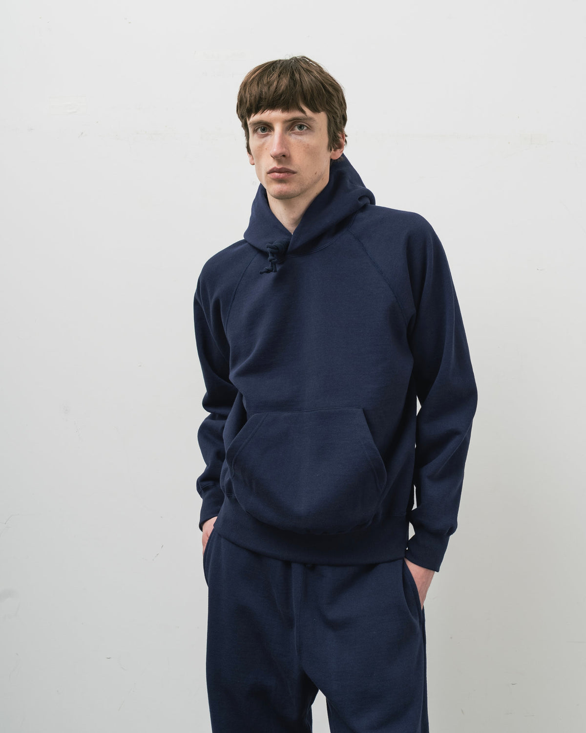 【 26FW 】 ANATOMICA SWEAT RAGLAN PARKA / NAVY