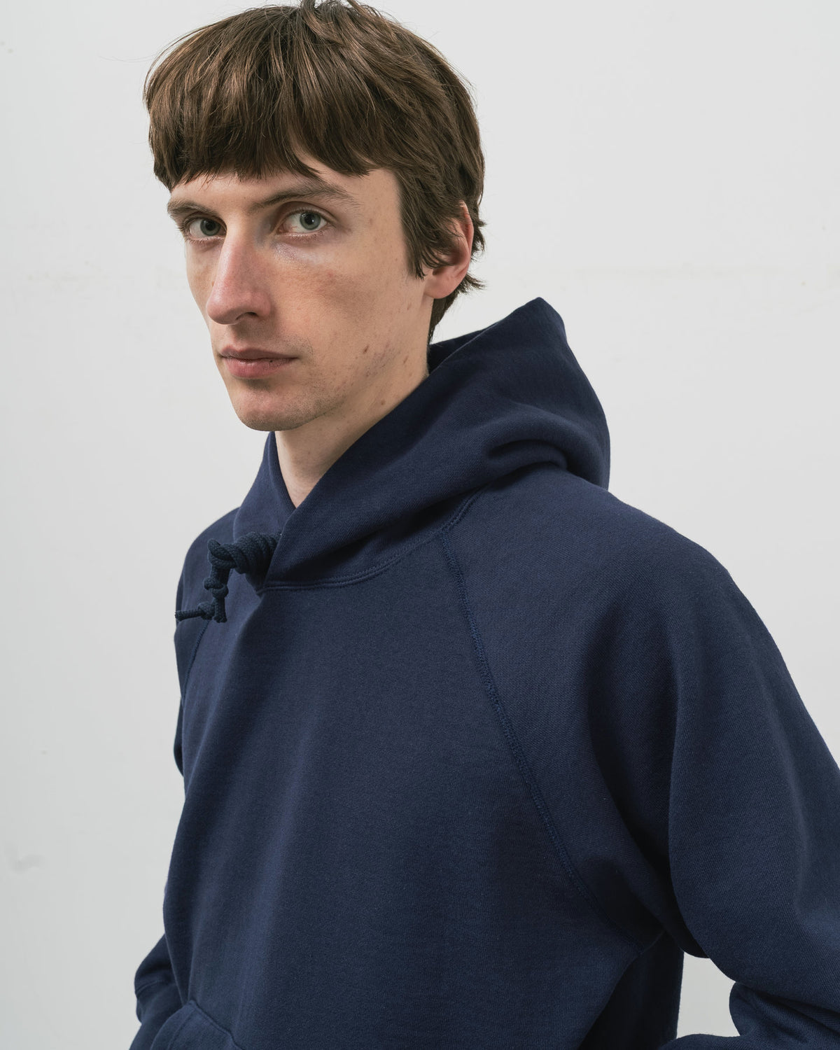 【 26FW 】 ANATOMICA SWEAT RAGLAN PARKA / NAVY