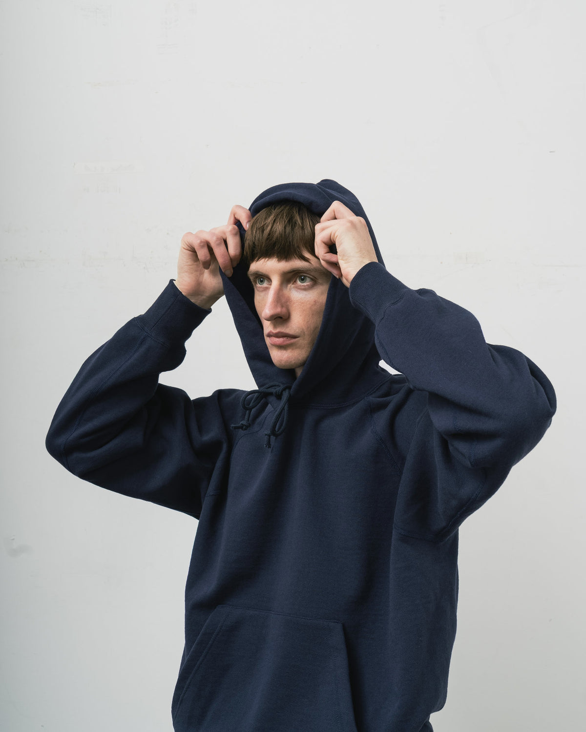 【 26FW 】 ANATOMICA SWEAT RAGLAN PARKA / NAVY