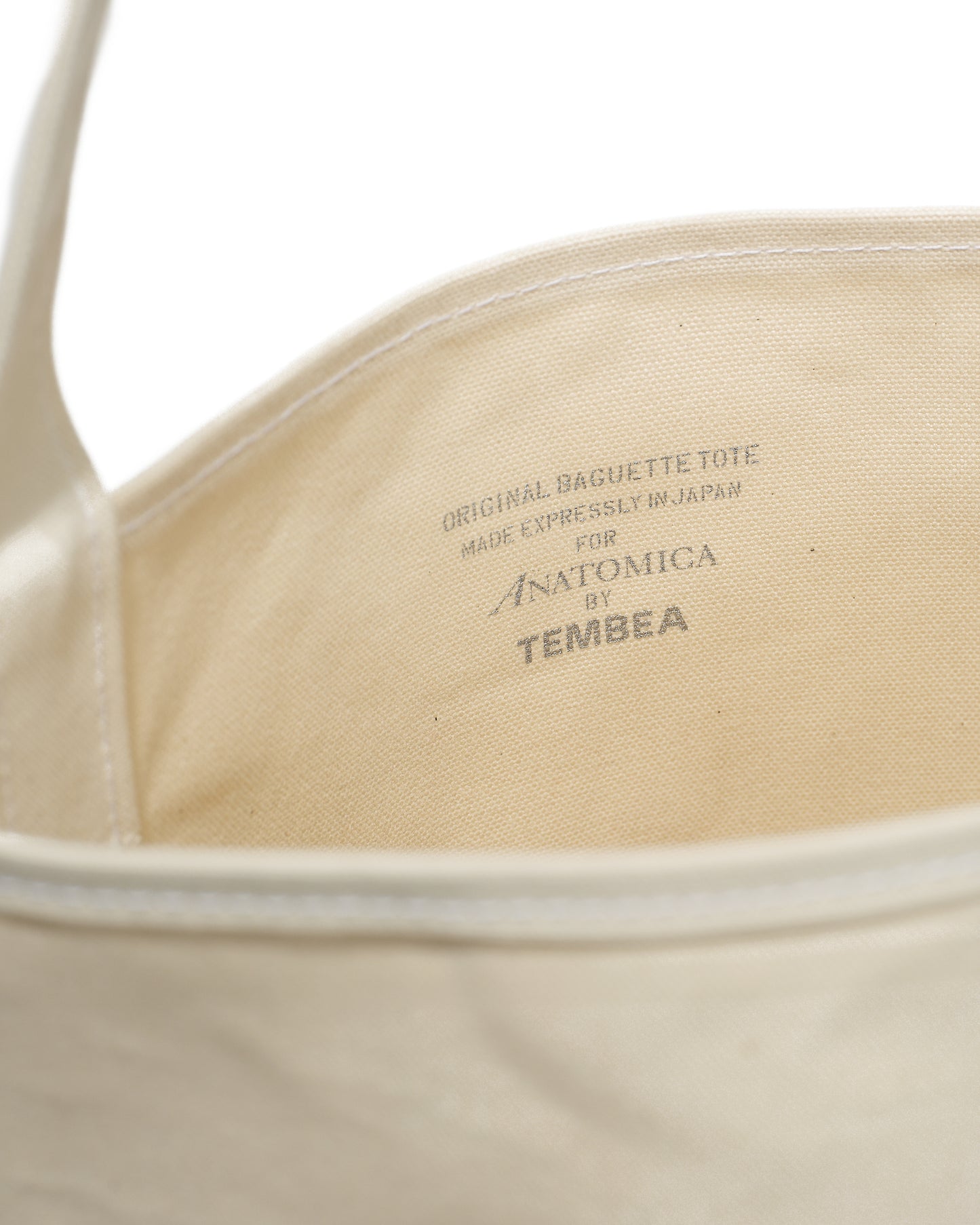【 ANATOMICA by TEMBEA 】 BAGUETTE TOTE by TEMBEA / NATURAL