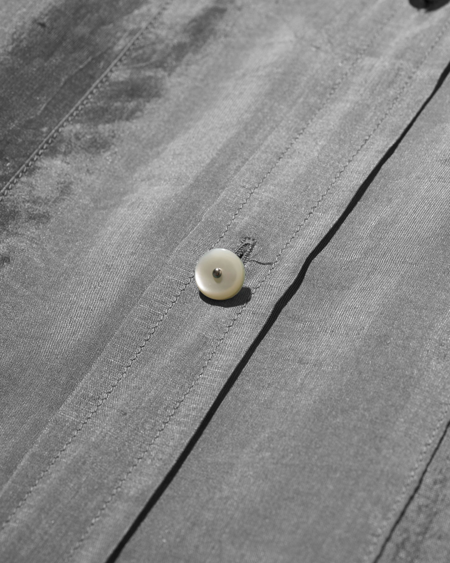 【 26SS 】ANATOMICA LADIES TUSCAN DRESS KHADI SILK / CHARCOAL