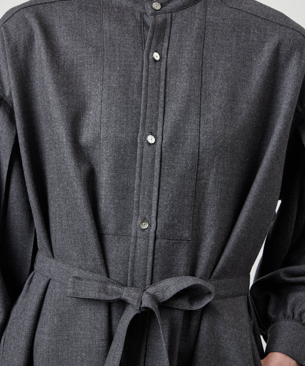 【 26FW 】ANATOMICA LADIES TUSCAN DRESS WOOL TWILL / CHARCOAL