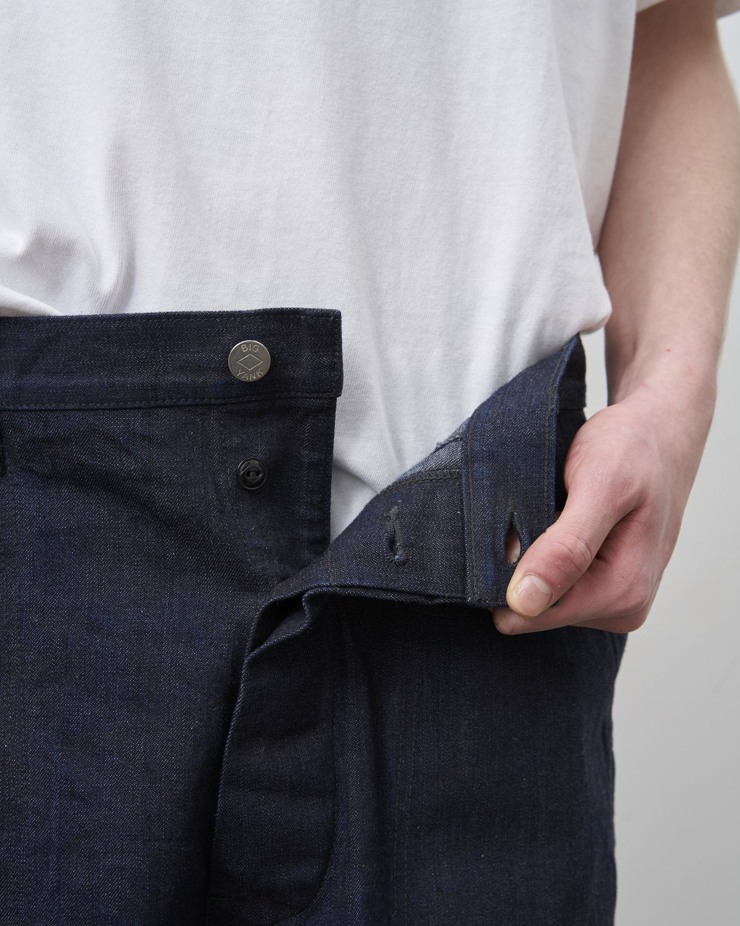 【 26SS 】BIGYANK USN UTILITY DENIM SHORTS / INDIGO