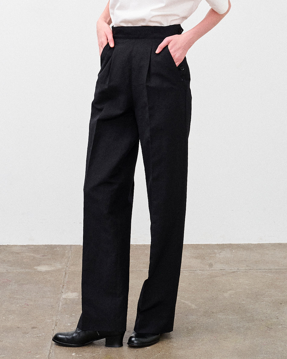 【 26SS 】ANATOMICA WAVES W/L CLOTH / BLACK