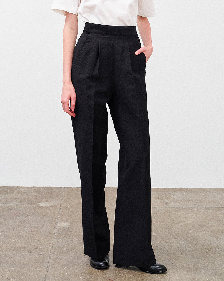 【 26SS 】ANATOMICA WAVES W/L CLOTH / BLACK