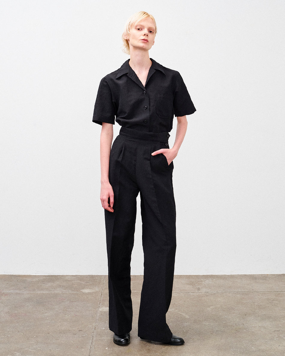 【 26SS 】ANATOMICA WAVES W/L CLOTH / BLACK