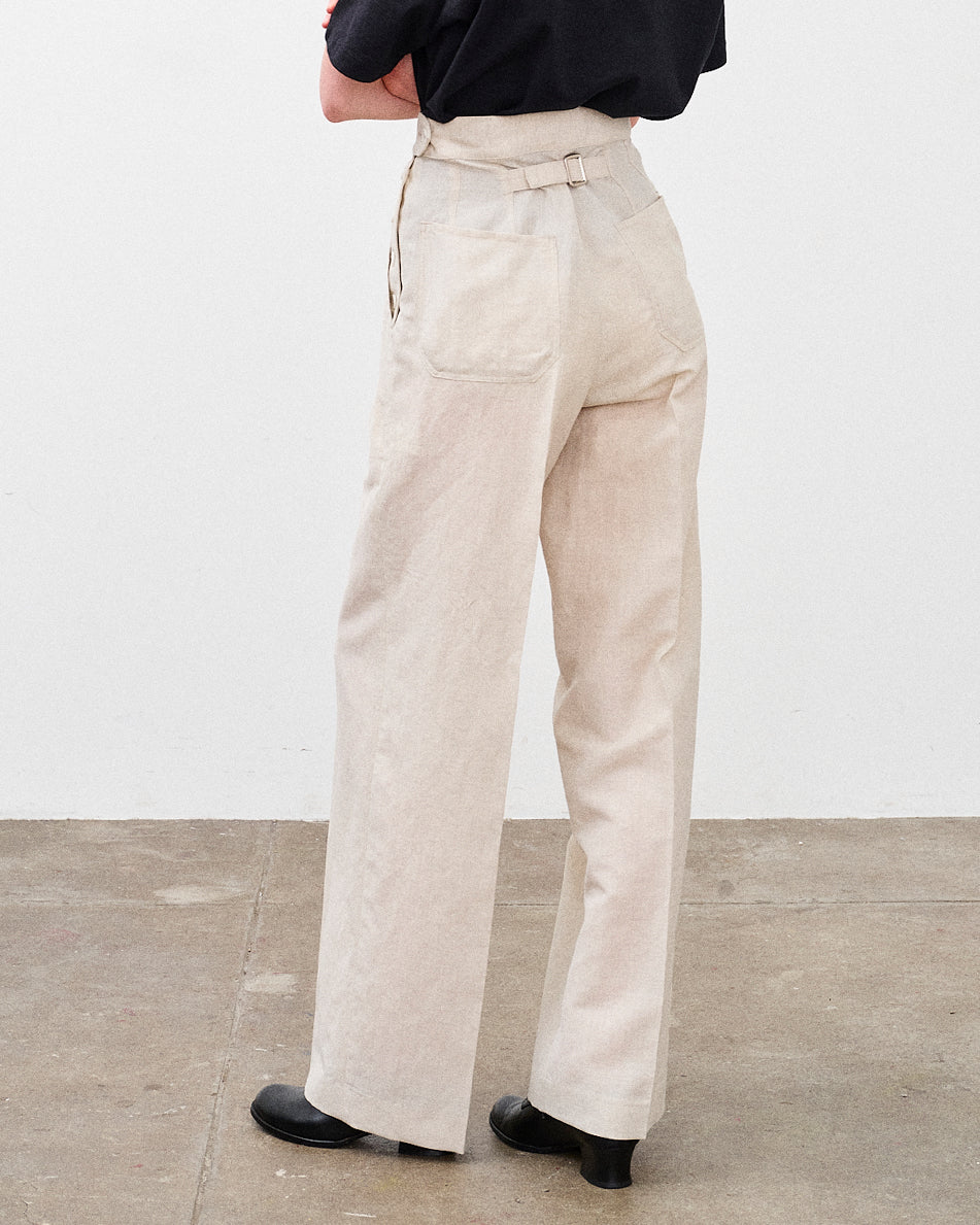 【 26SS 】ANATOMICA WAVES W/L CLOTH / NATURAL