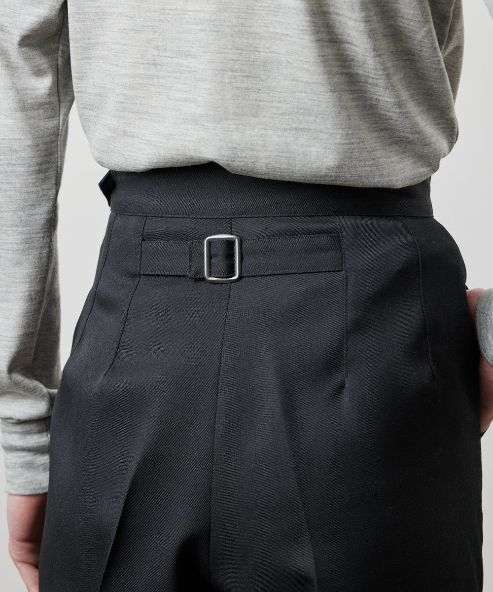 【 26FW 】ANATOMCA WAVES PANTS WOOL TWILL  / BLACK