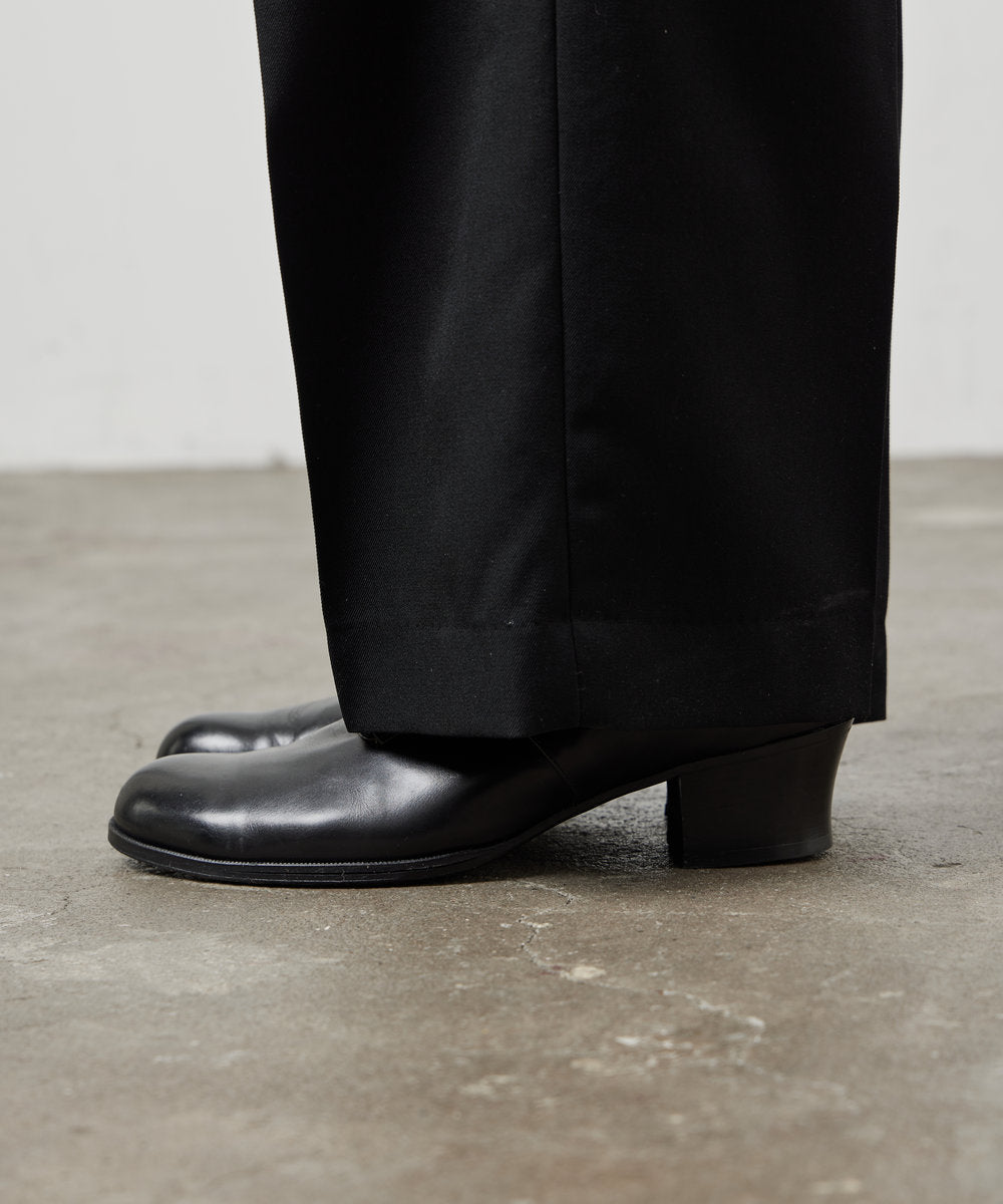 【 26FW 】ANATOMCA WAVES PANTS WOOL TWILL  / BLACK