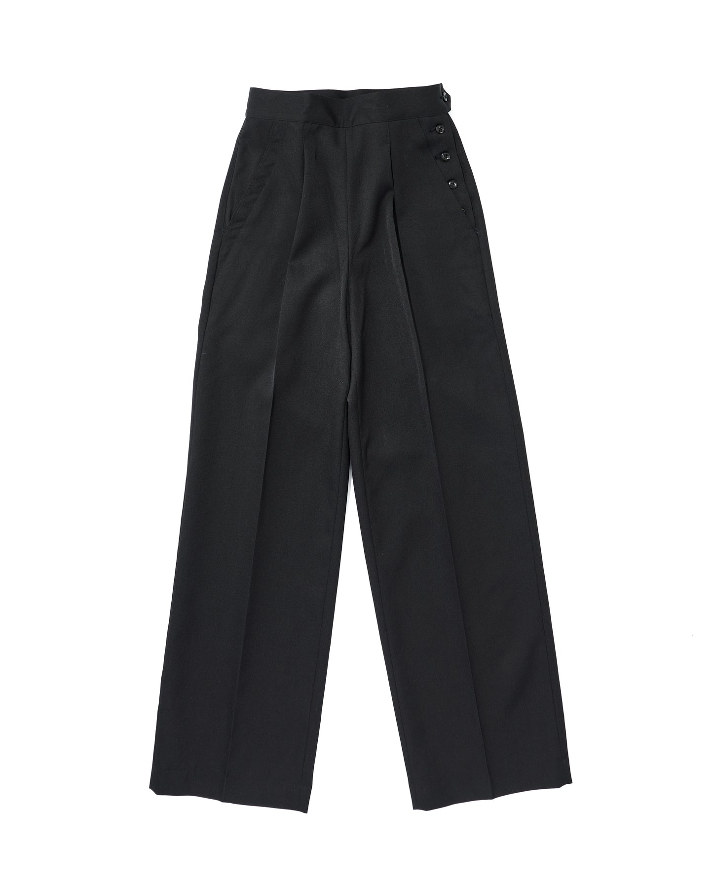 【 26FW 】ANATOMCA WAVES PANTS WOOL TWILL  / BLACK