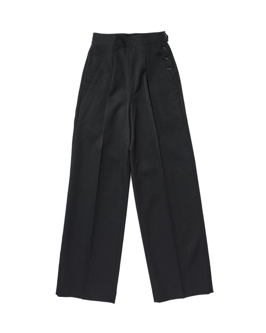 【 26FW 】ANATOMCA WAVES PANTS WOOL TWILL  / BLACK