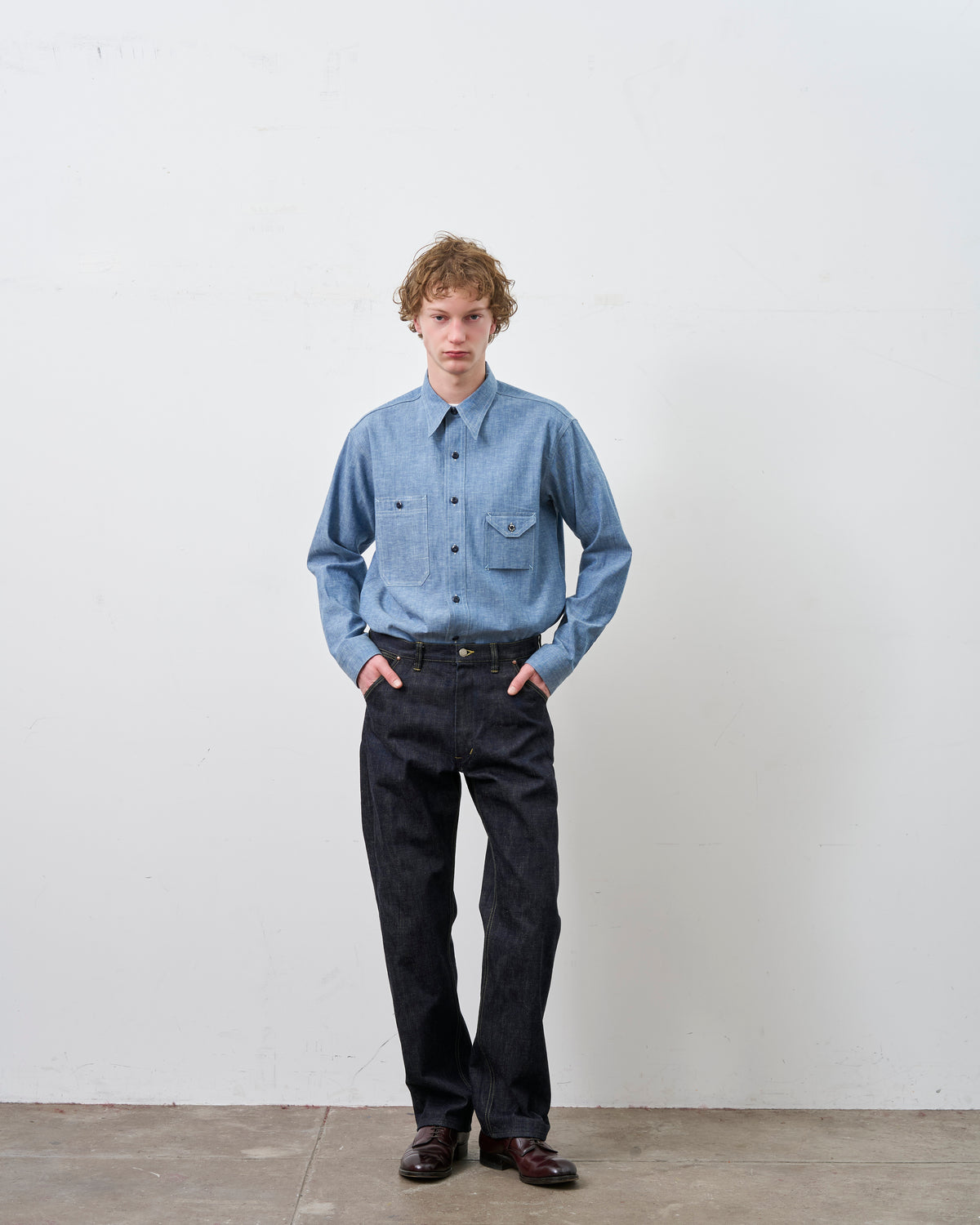 【 26FW 】BIGYANK Y1929 CHAMBRAY SHIRT / INDIGO