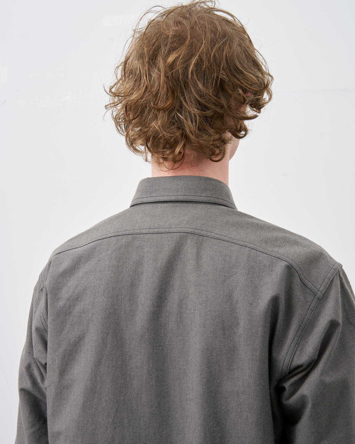 【 26FW 】BIGYANK Y1934 HEATHER CHAMBRAY SHIRT / GREY