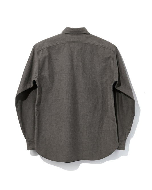 【 26FW 】BIGYANK Y1934 HEATHER CHAMBRAY SHIRT / GREY