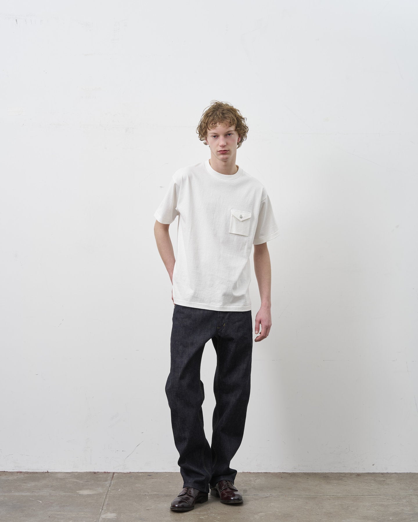 【 26SS 】BIGYANK Y1935 POCKET TEE / WHITE