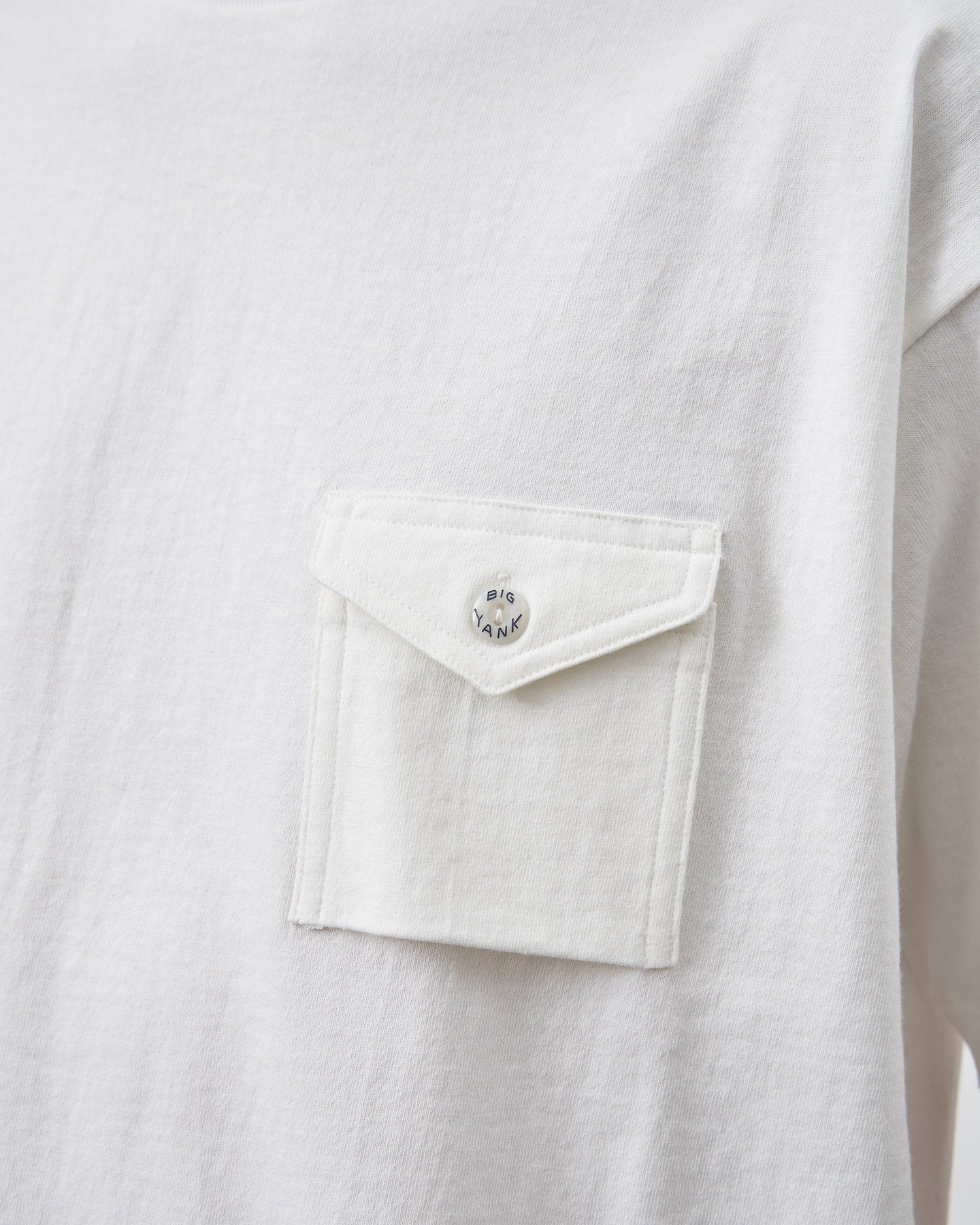 【 26SS 】BIGYANK Y1935 POCKET TEE / WHITE