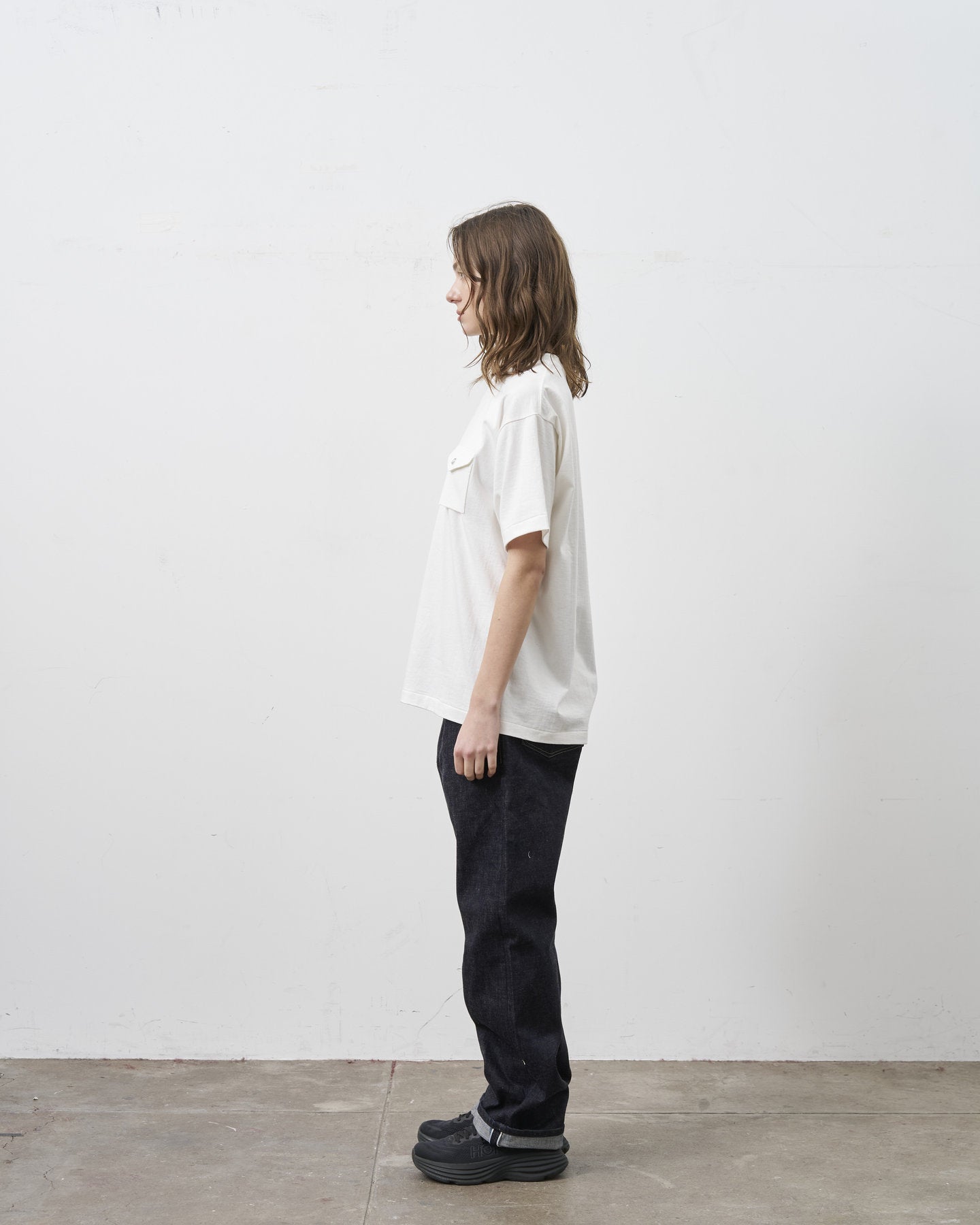 【 26SS 】BIGYANK Y1935 POCKET TEE / WHITE