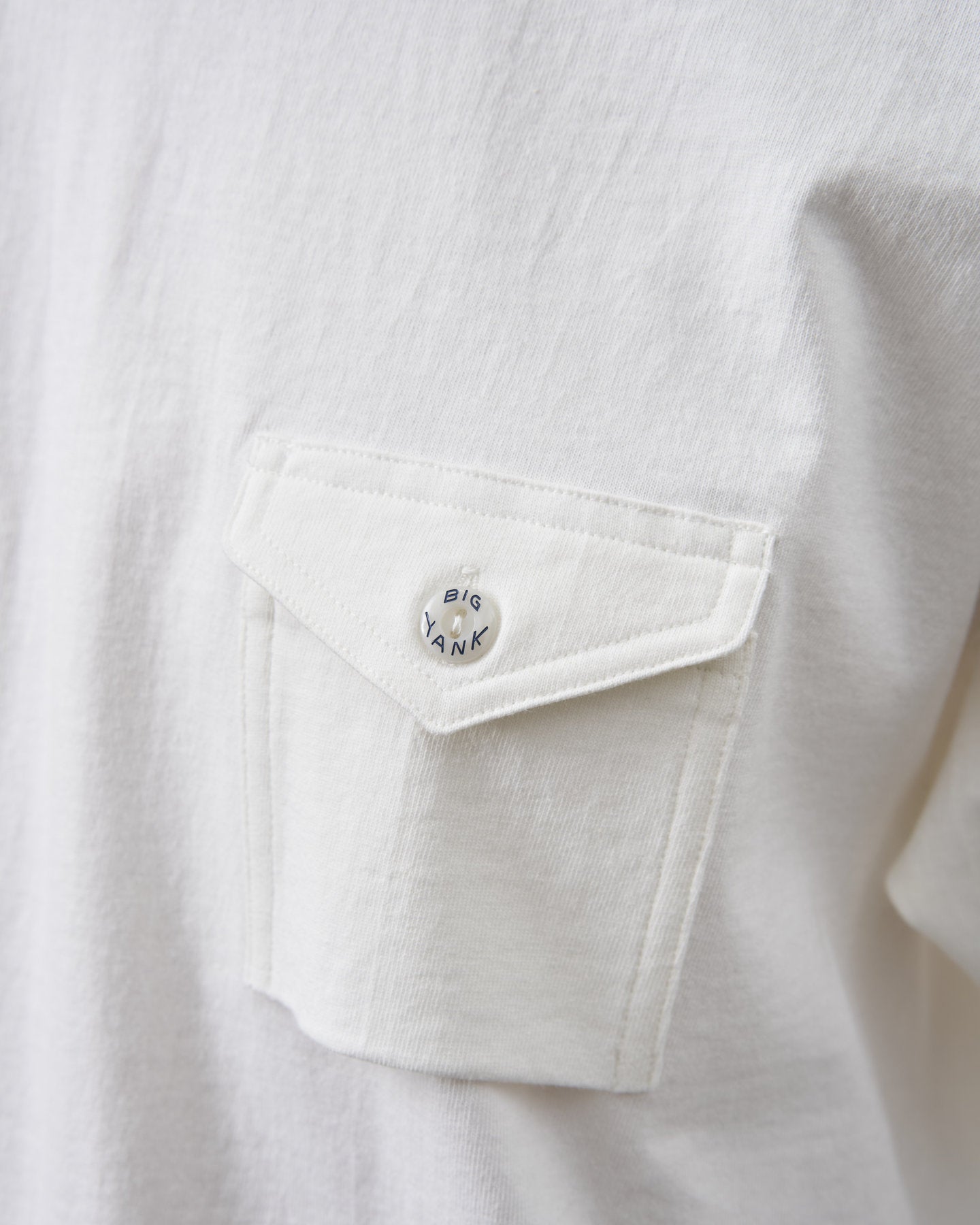 【 26SS 】BIGYANK Y1935 POCKET TEE / WHITE