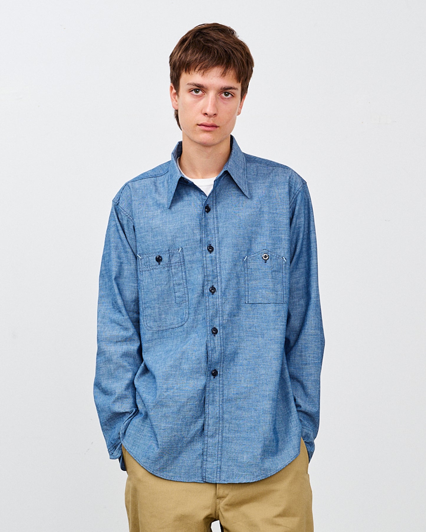 【 26SS 】BIGYANK Y1942 CHAMBRAY SHIRT / INDIGO