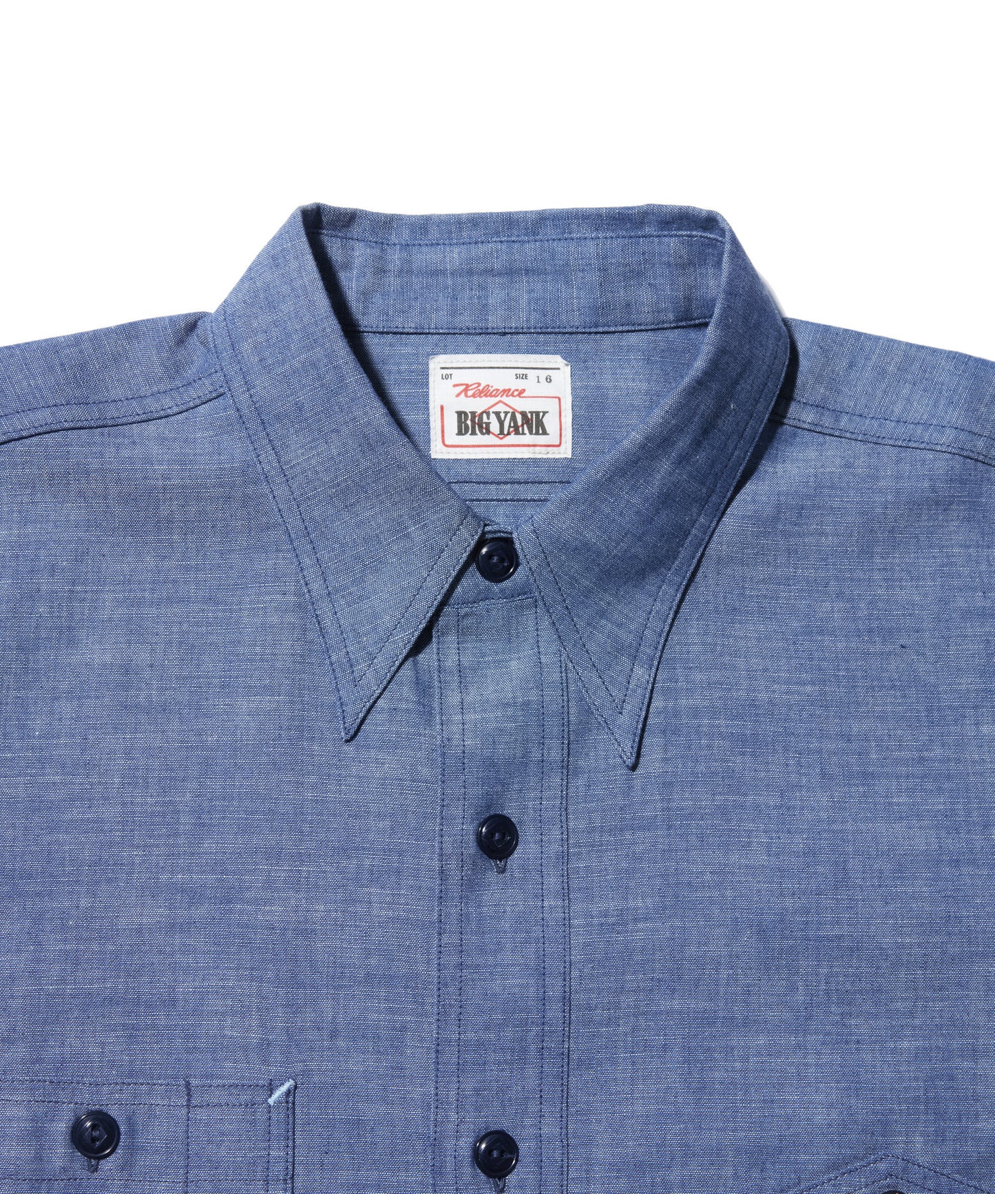 【 26SS 】BIGYANK Y1942 S-SLEEVE CHAMBRAY SHIRT / INDIGO