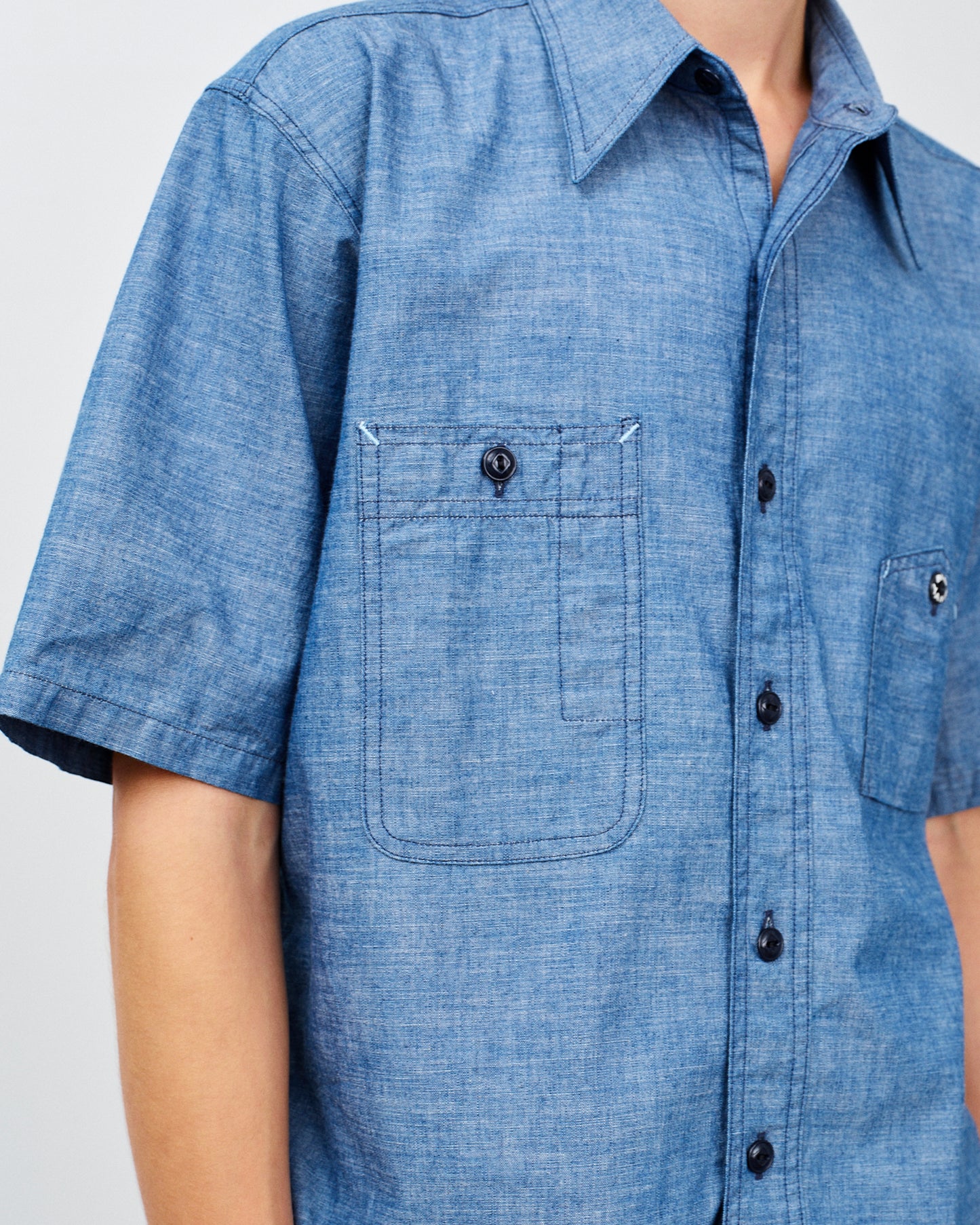 【 26SS 】BIGYANK Y1942 S-SLEEVE CHAMBRAY SHIRT / INDIGO