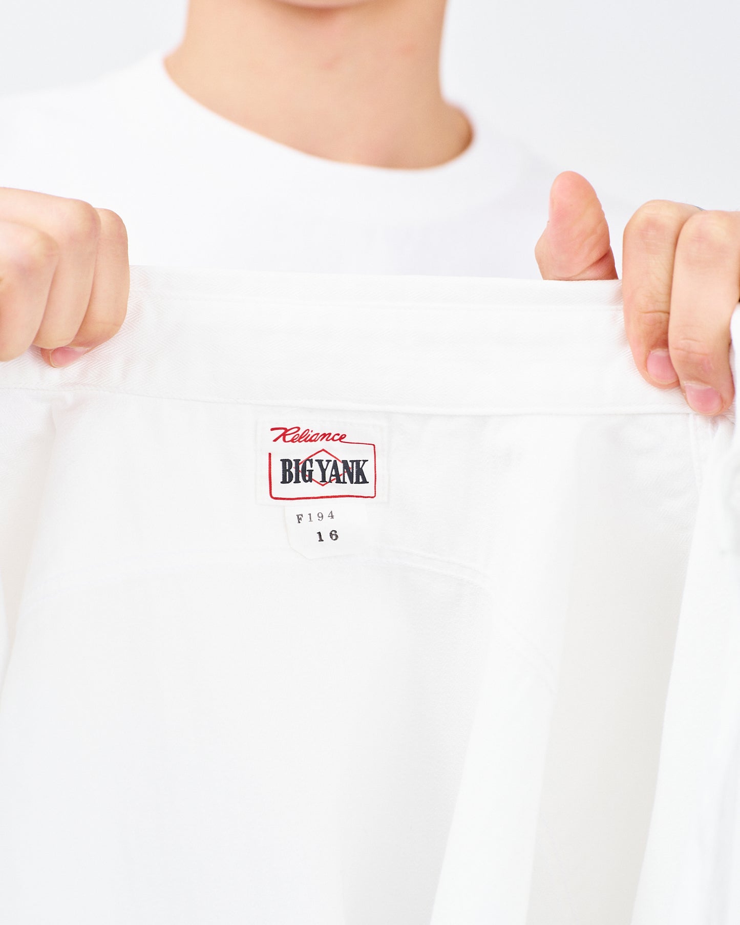 【 26SS 】BIGYANK Y1943 L/W HBT SHIRT / WHITE