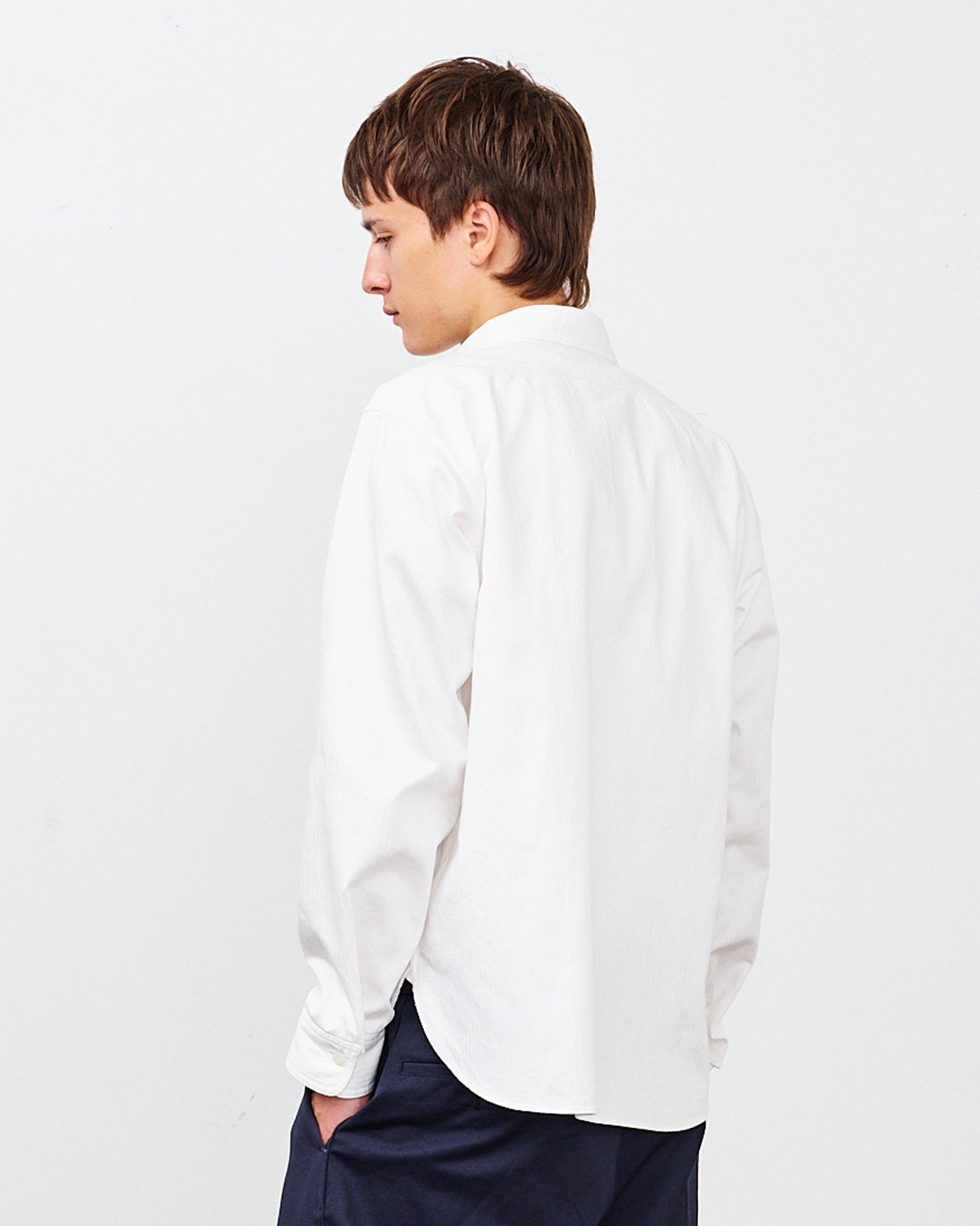 【 26SS 】BIGYANK Y1943 L/W HBT SHIRT / WHITE