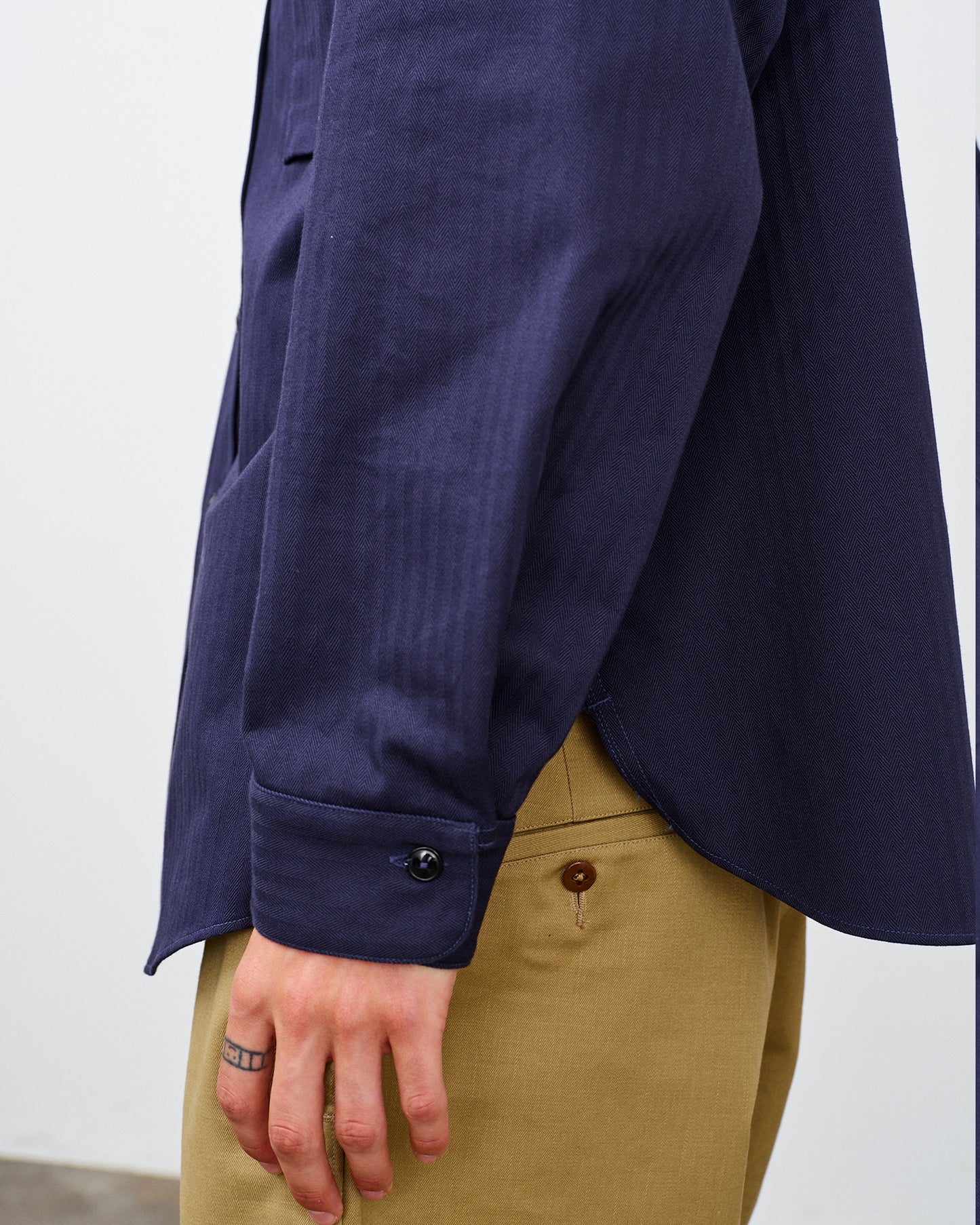 【 26SS 】BIGYANK Y1944 HBT SHIRT / NAVY