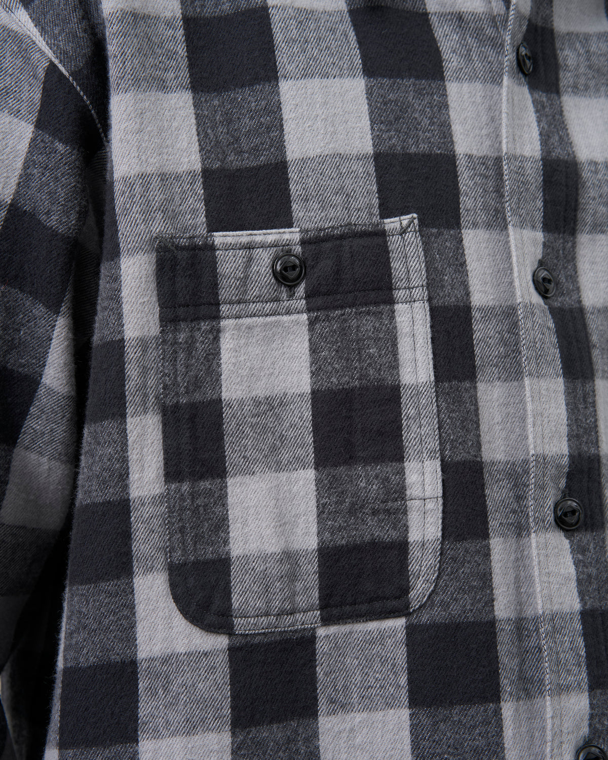 【 26FW 】BIGYANK Y1945 FLANNEL CHECK SHIRT / GREY