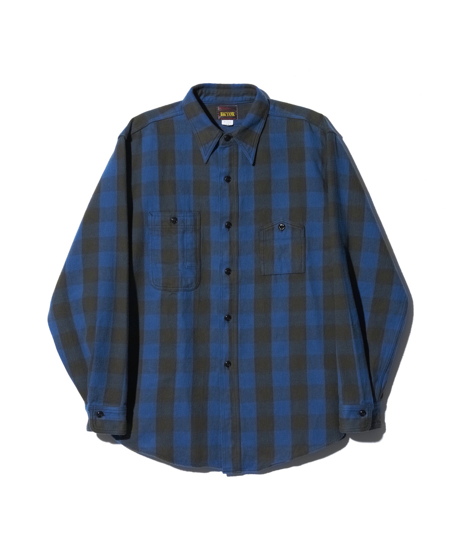 【 26SS 】BIGYANK Y1945 FLANNEL SHIRT BROCK CHECK / BLUE